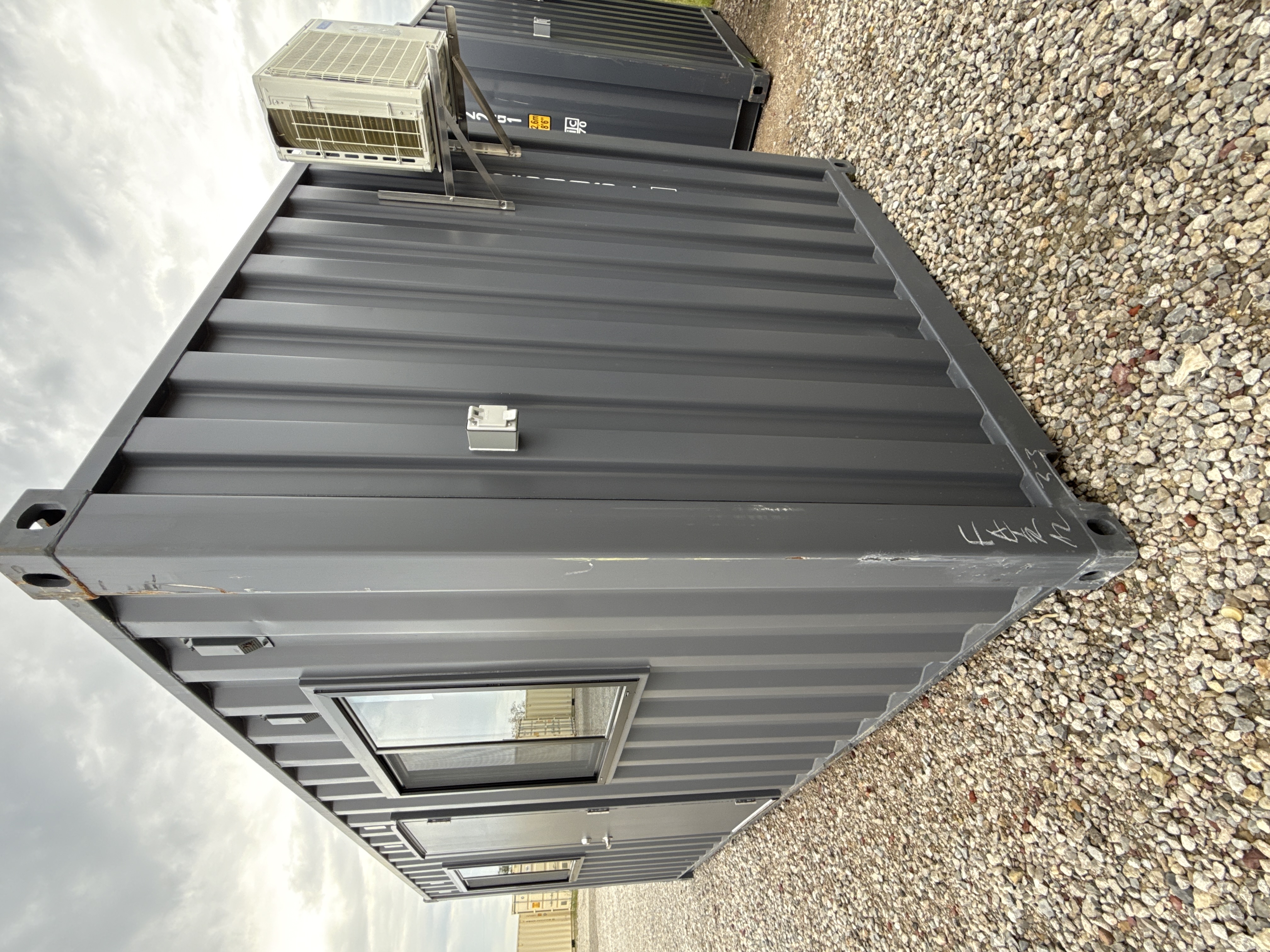 Rear corner view of the product