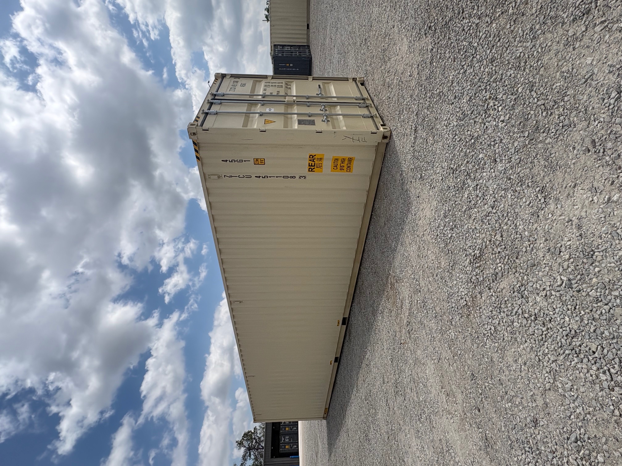 Front corner view of the product