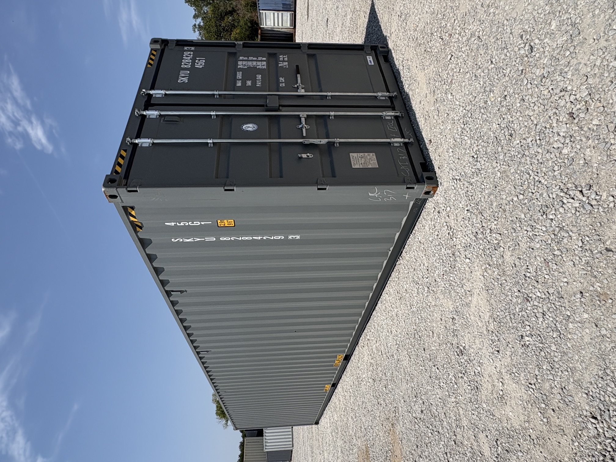 Front corner view of the product