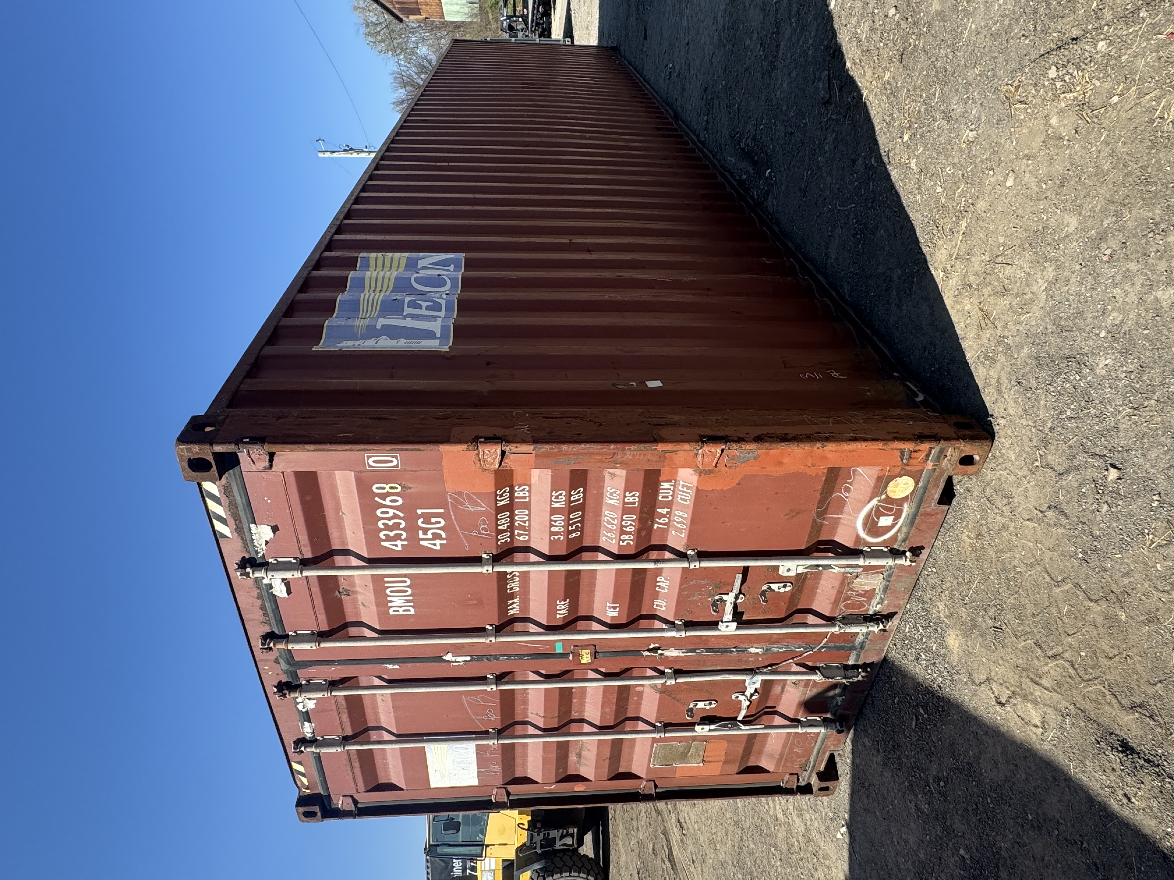 Front corner view of the product