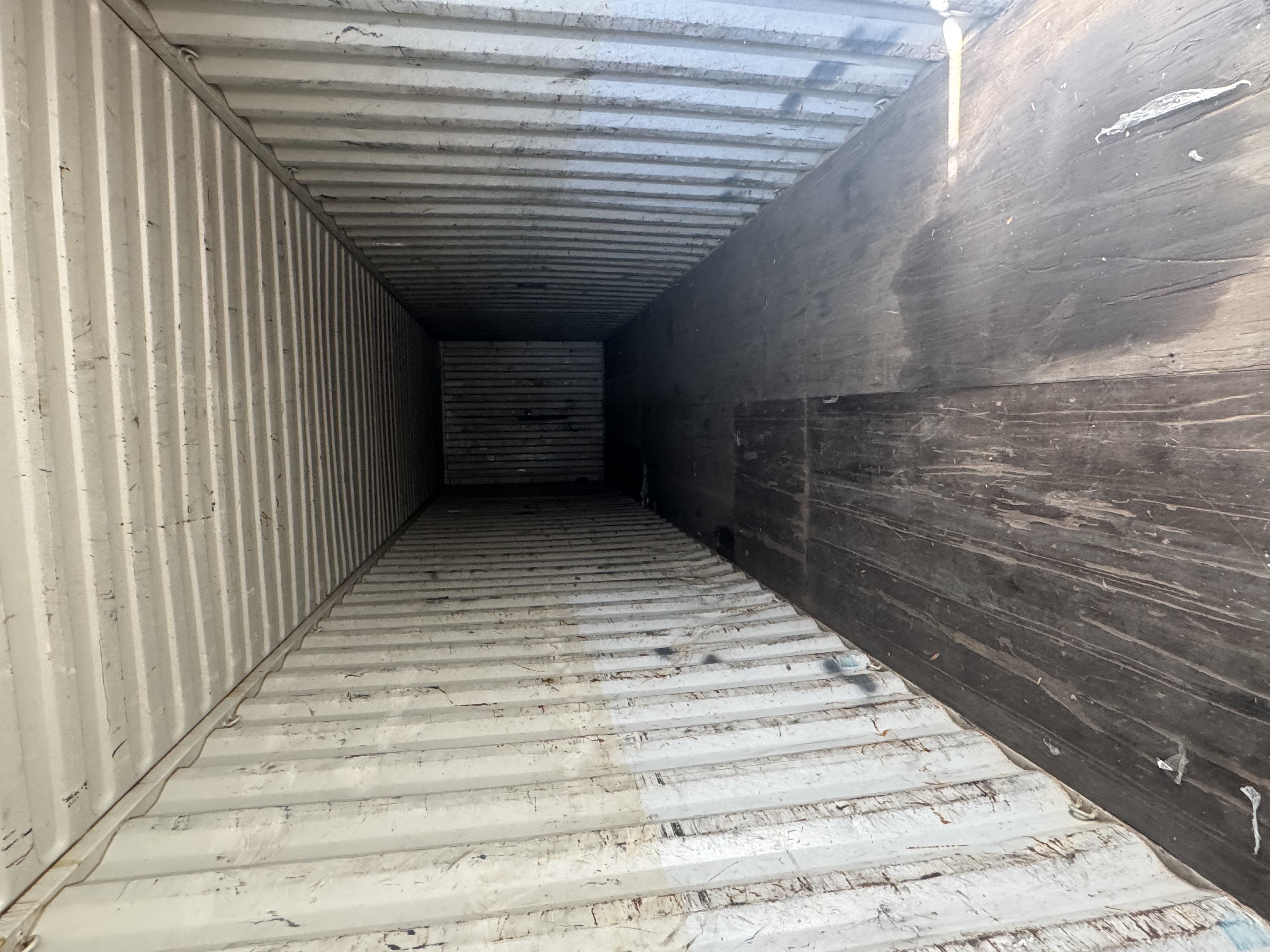 Rear corner view of the product