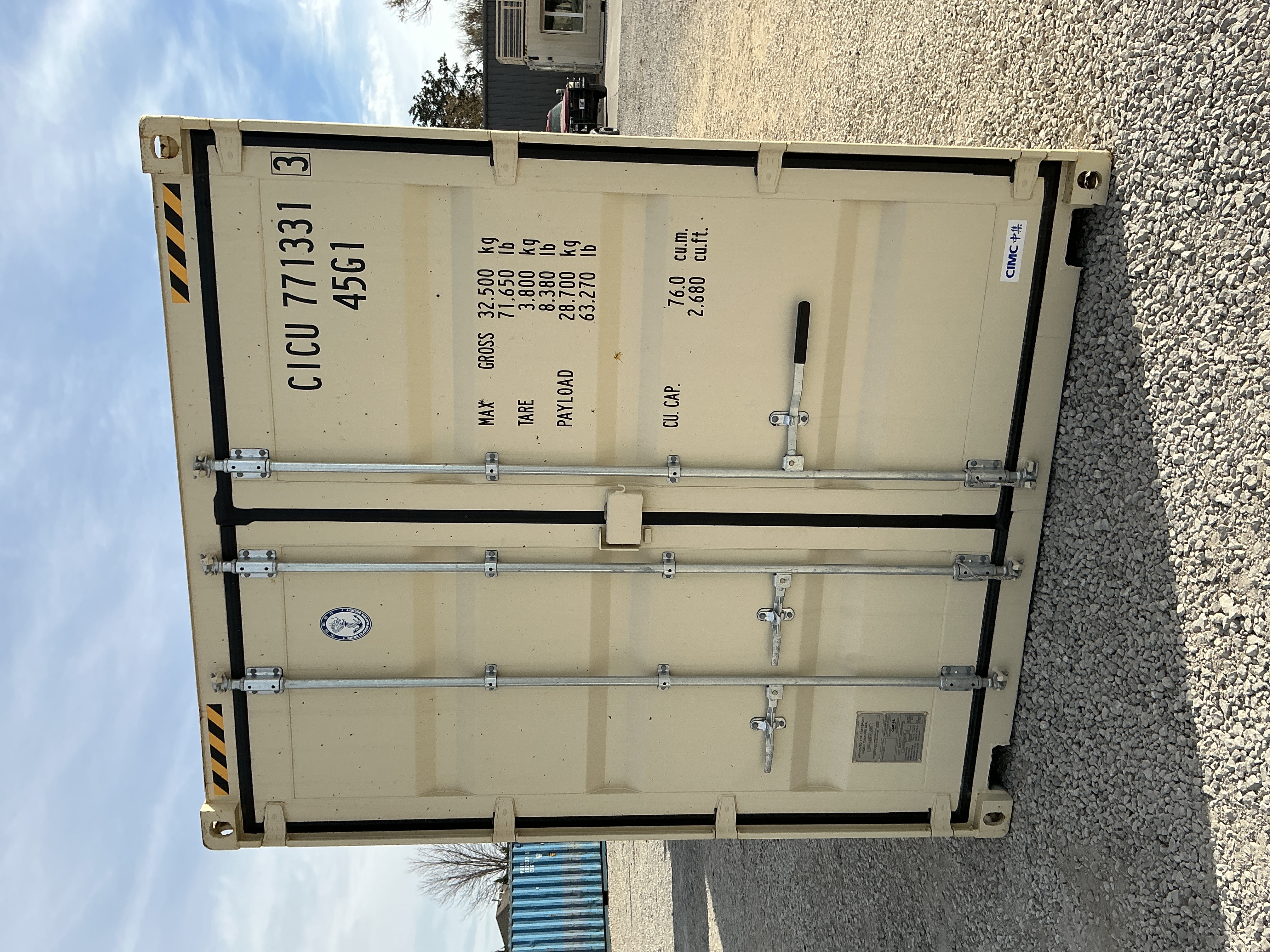 Front view of the product