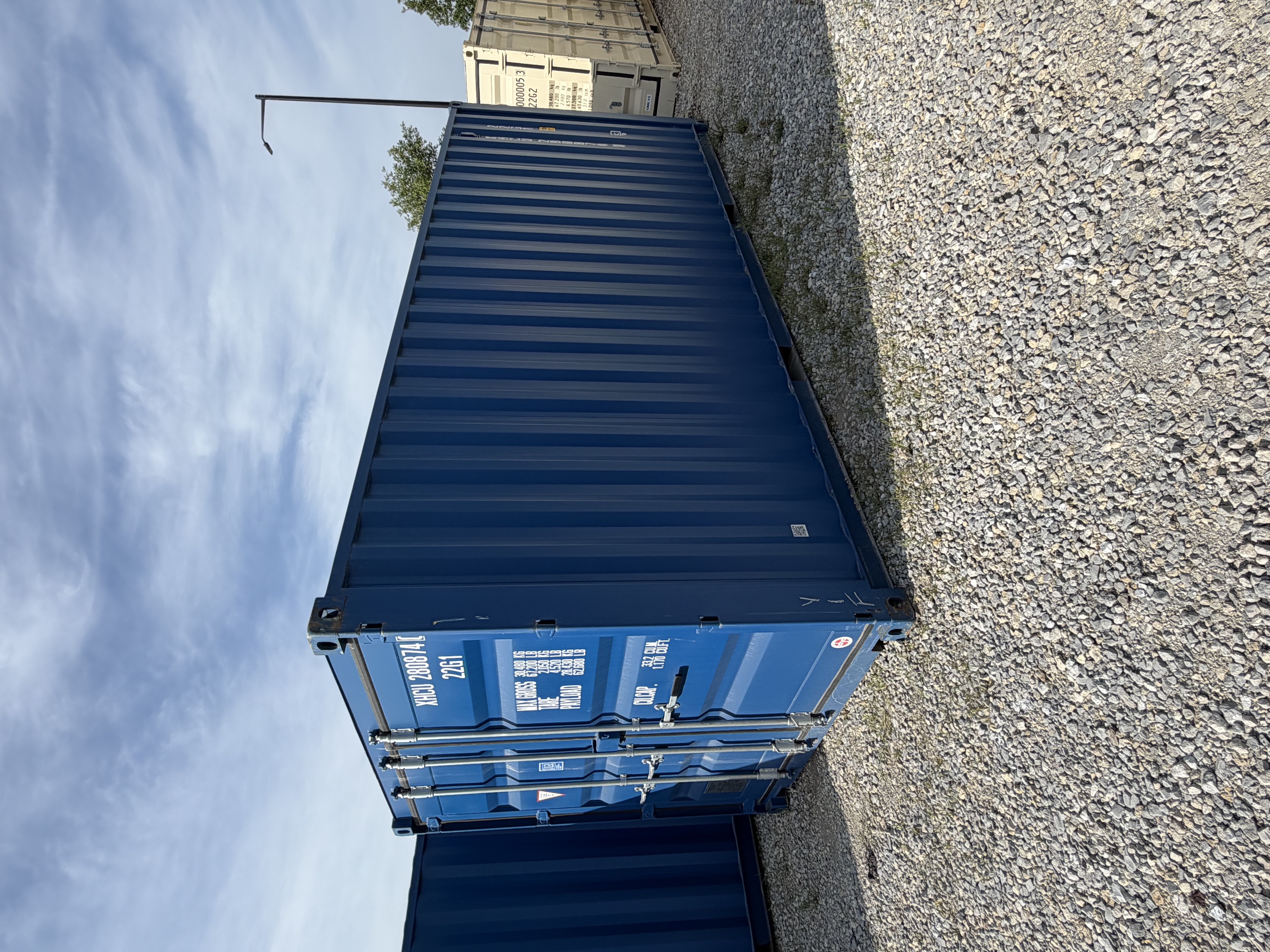 Front corner view of the product