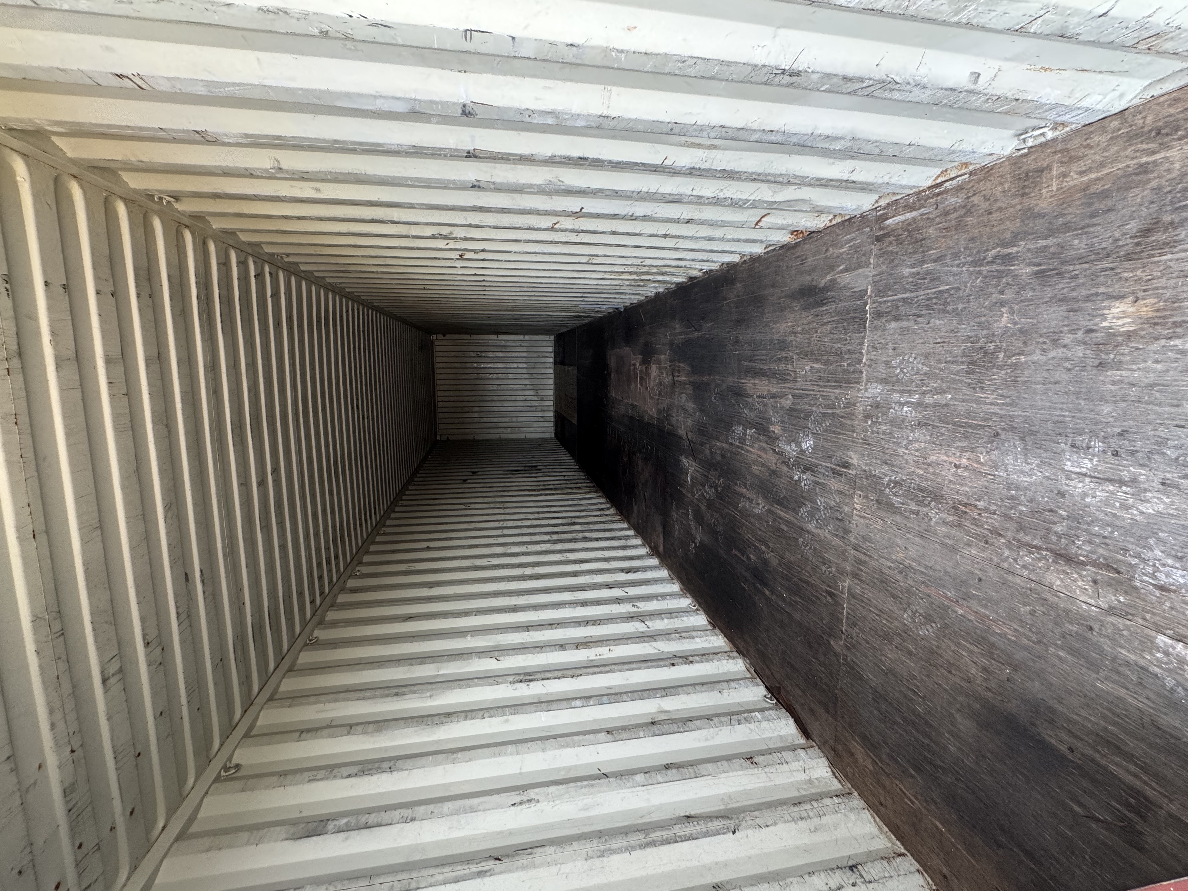 Rear corner view of the product