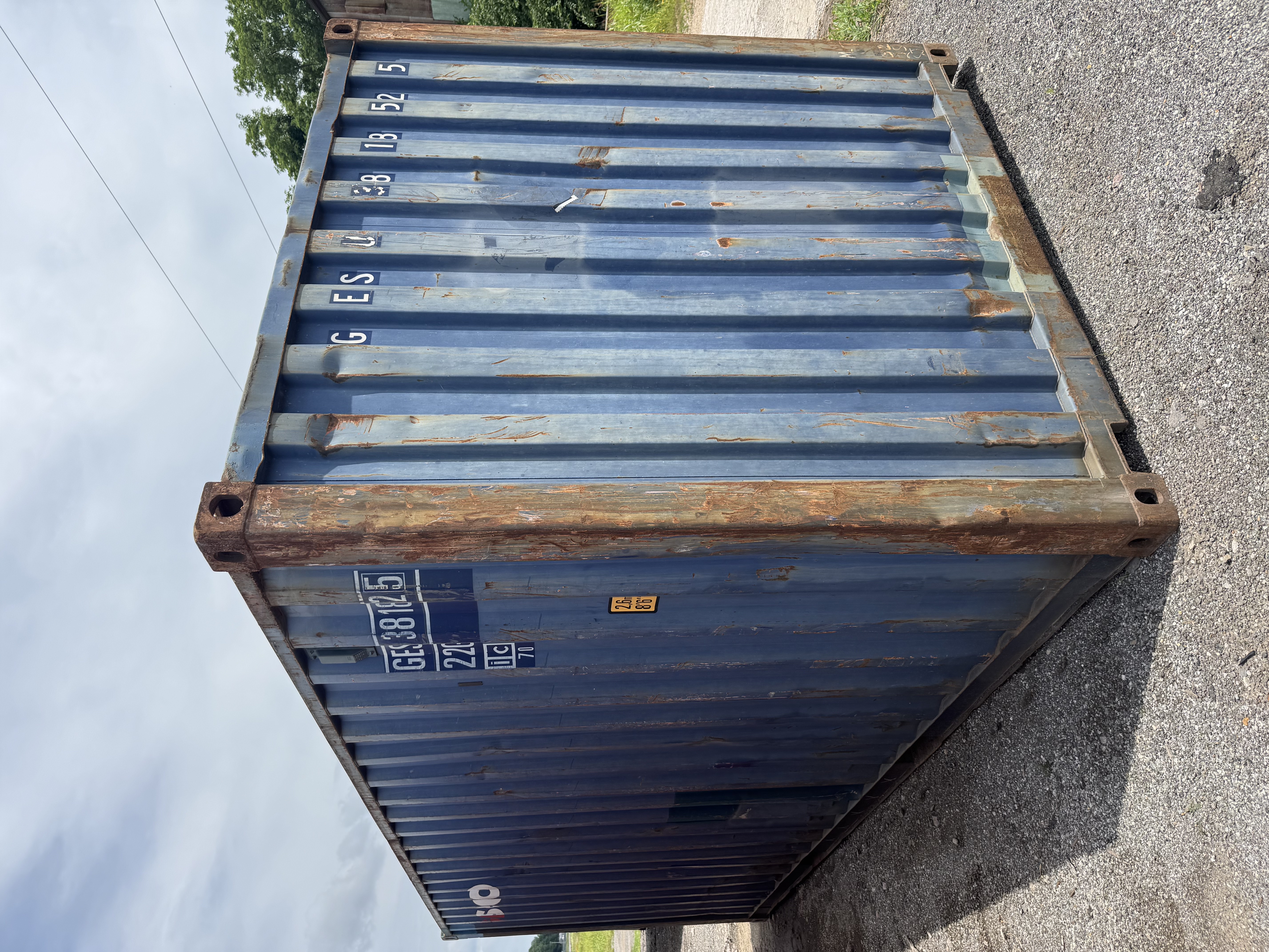 Rear corner view of the product