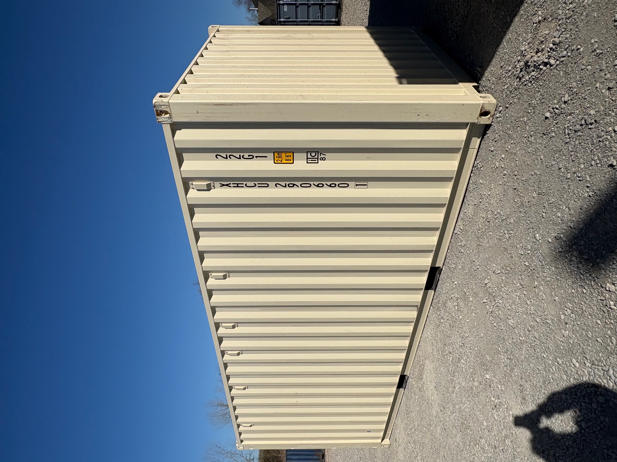 Rear corner view of the product