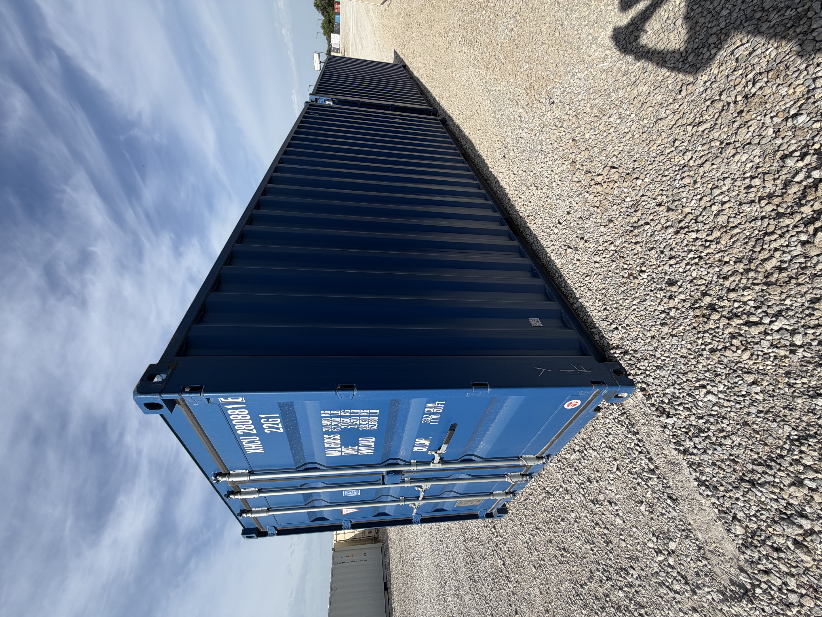 Front corner view of the product