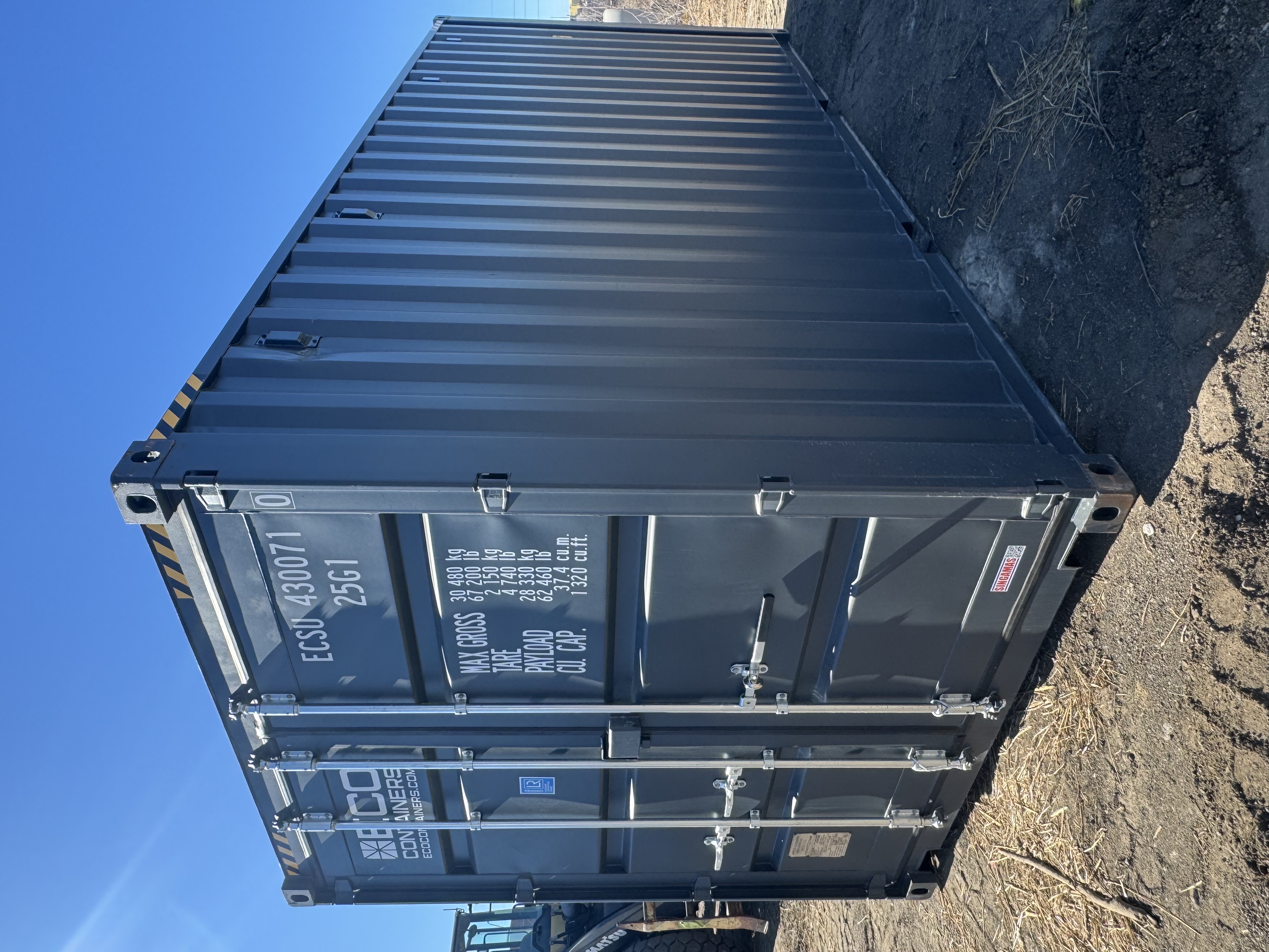 Front corner view of the product