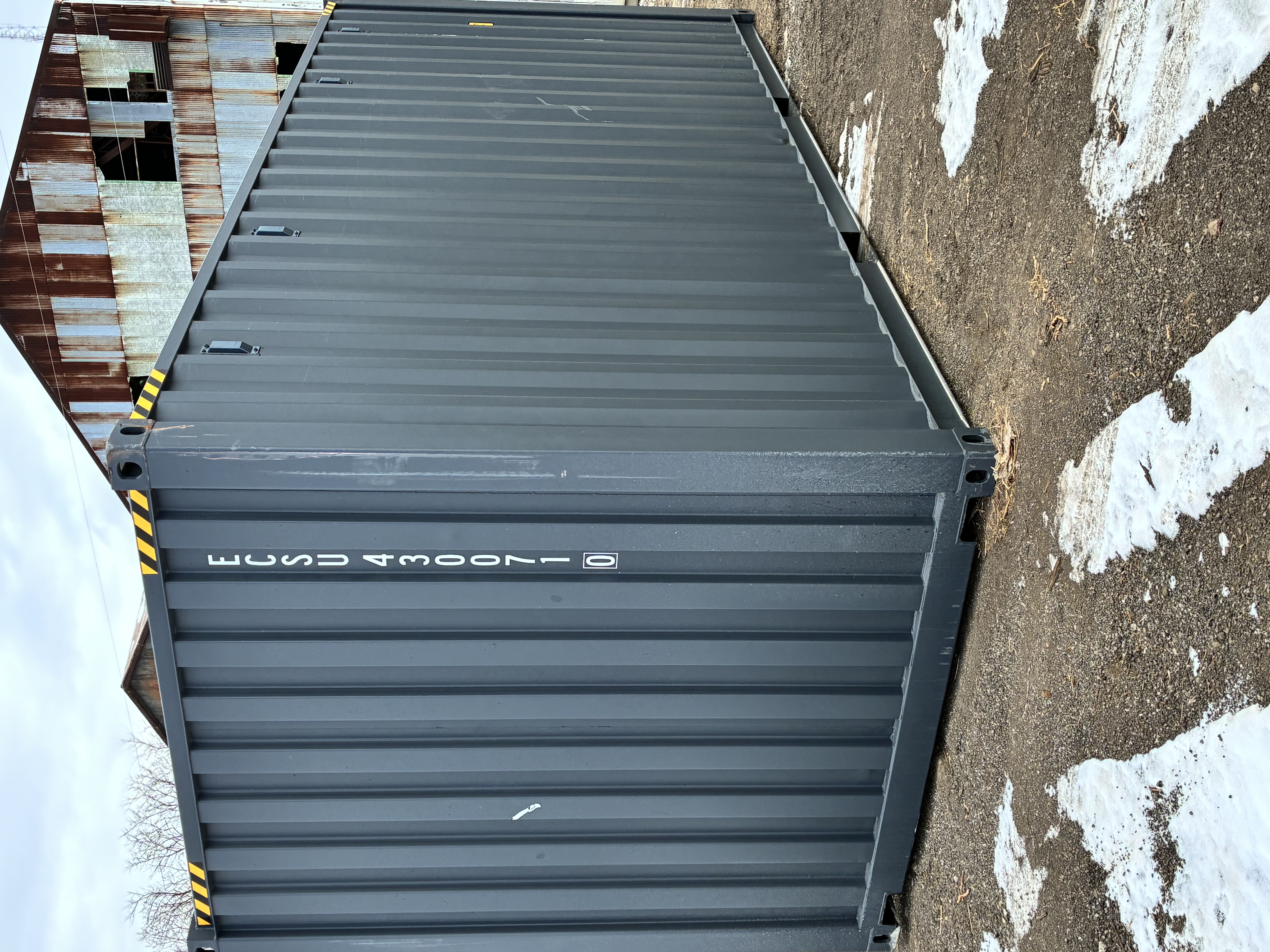 Rear corner view of the product