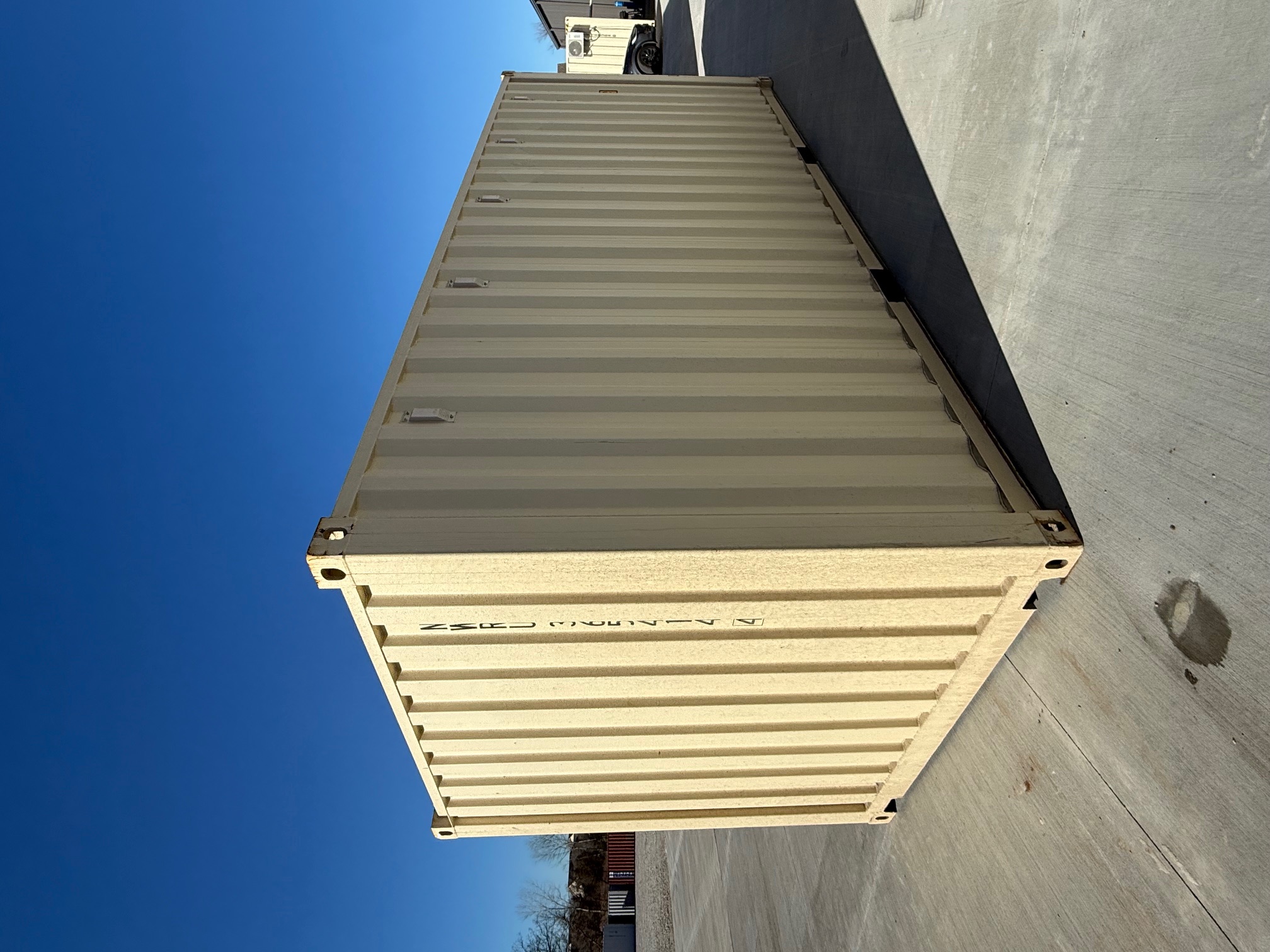 Rear corner view of the product