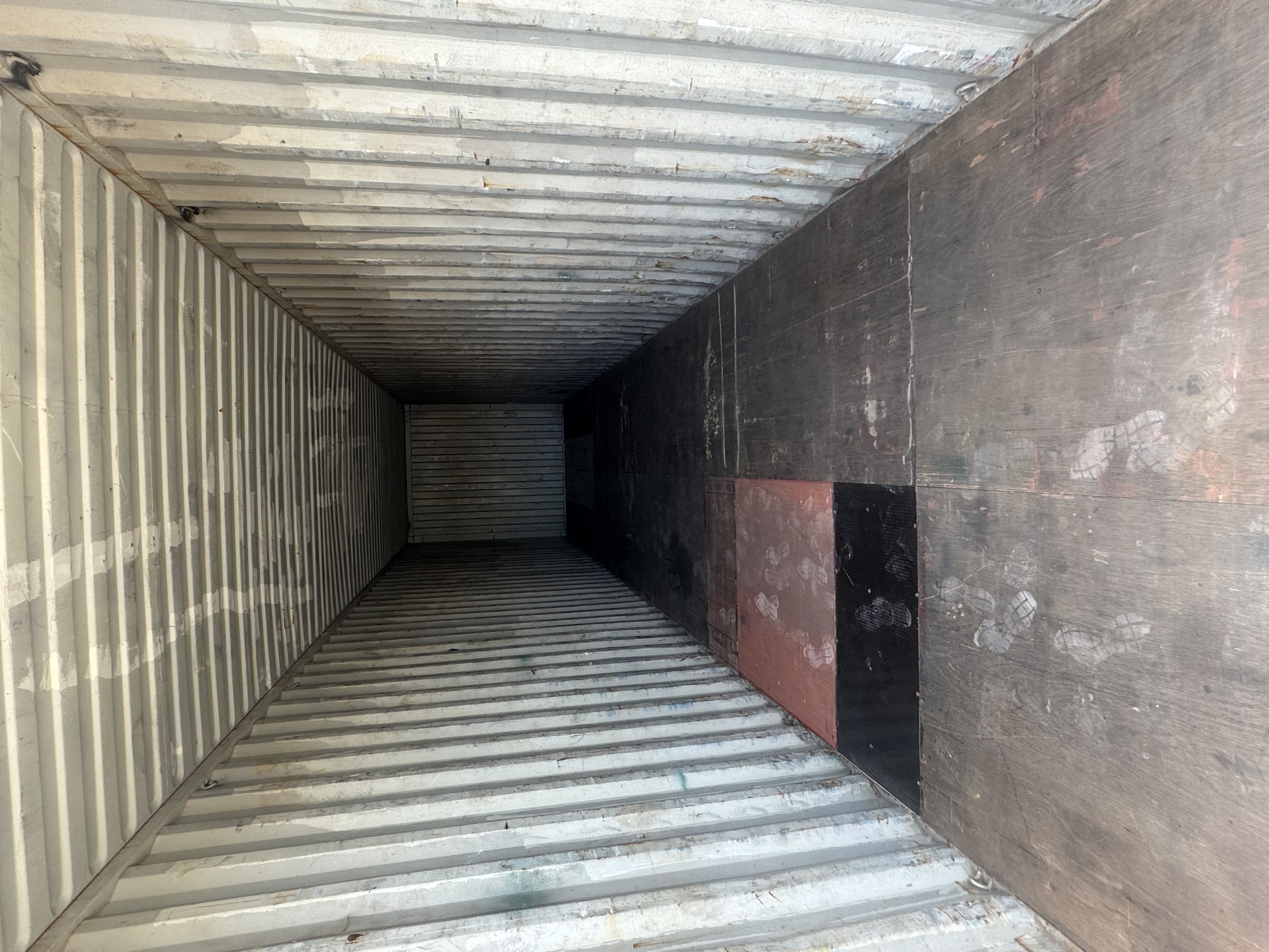 Rear corner view of the product