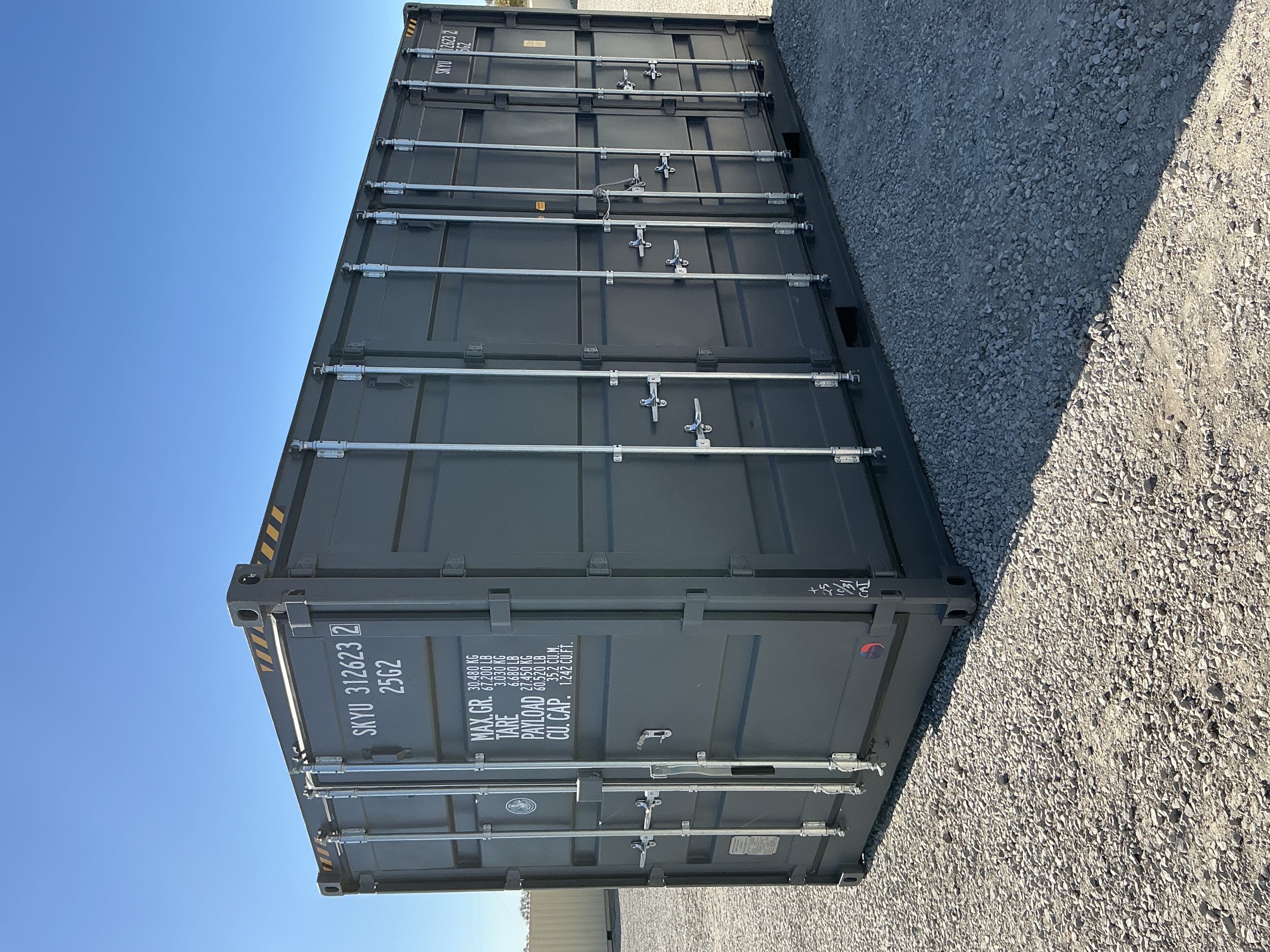 Front corner view of the product