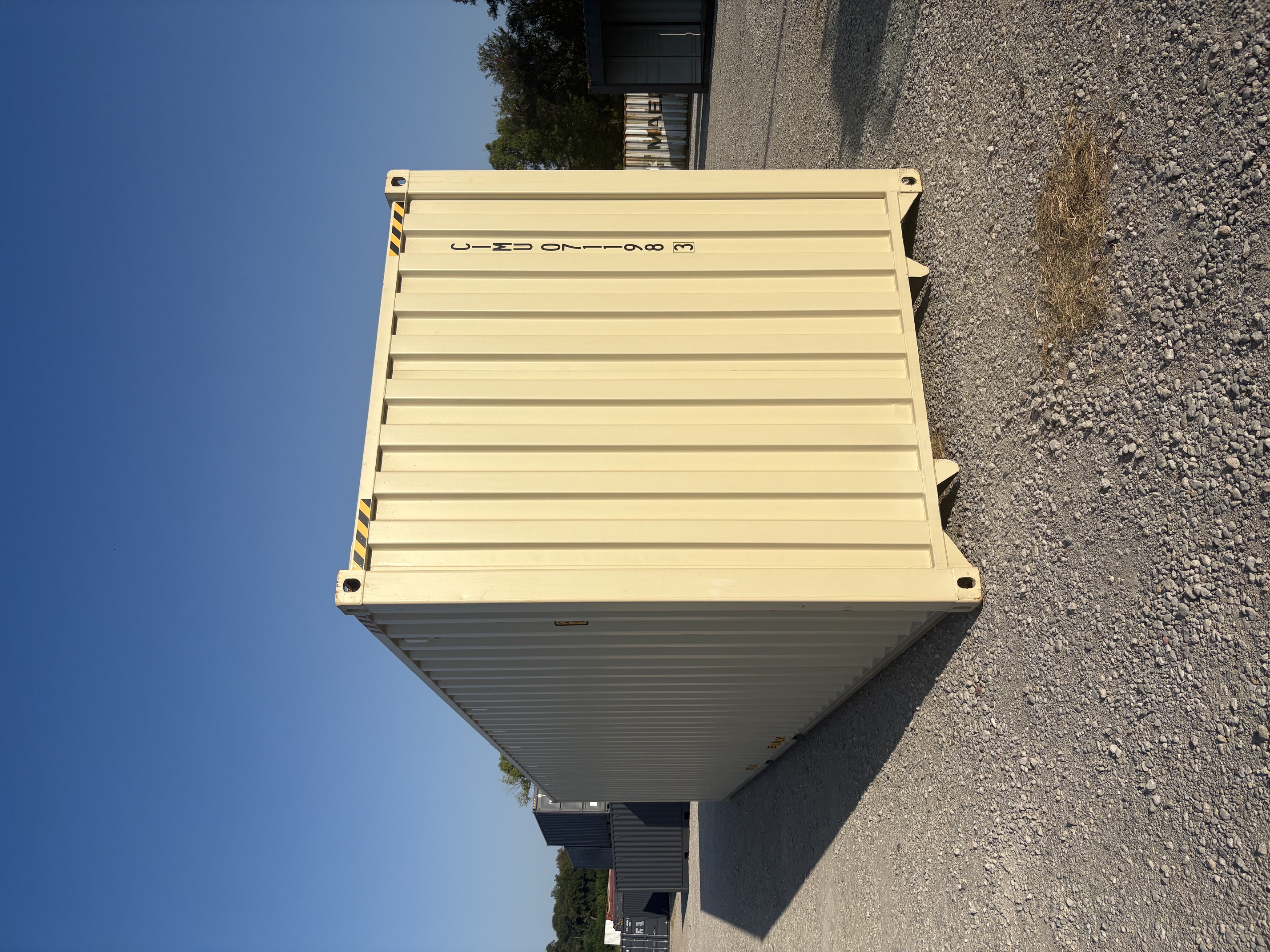 Rear corner view of the product