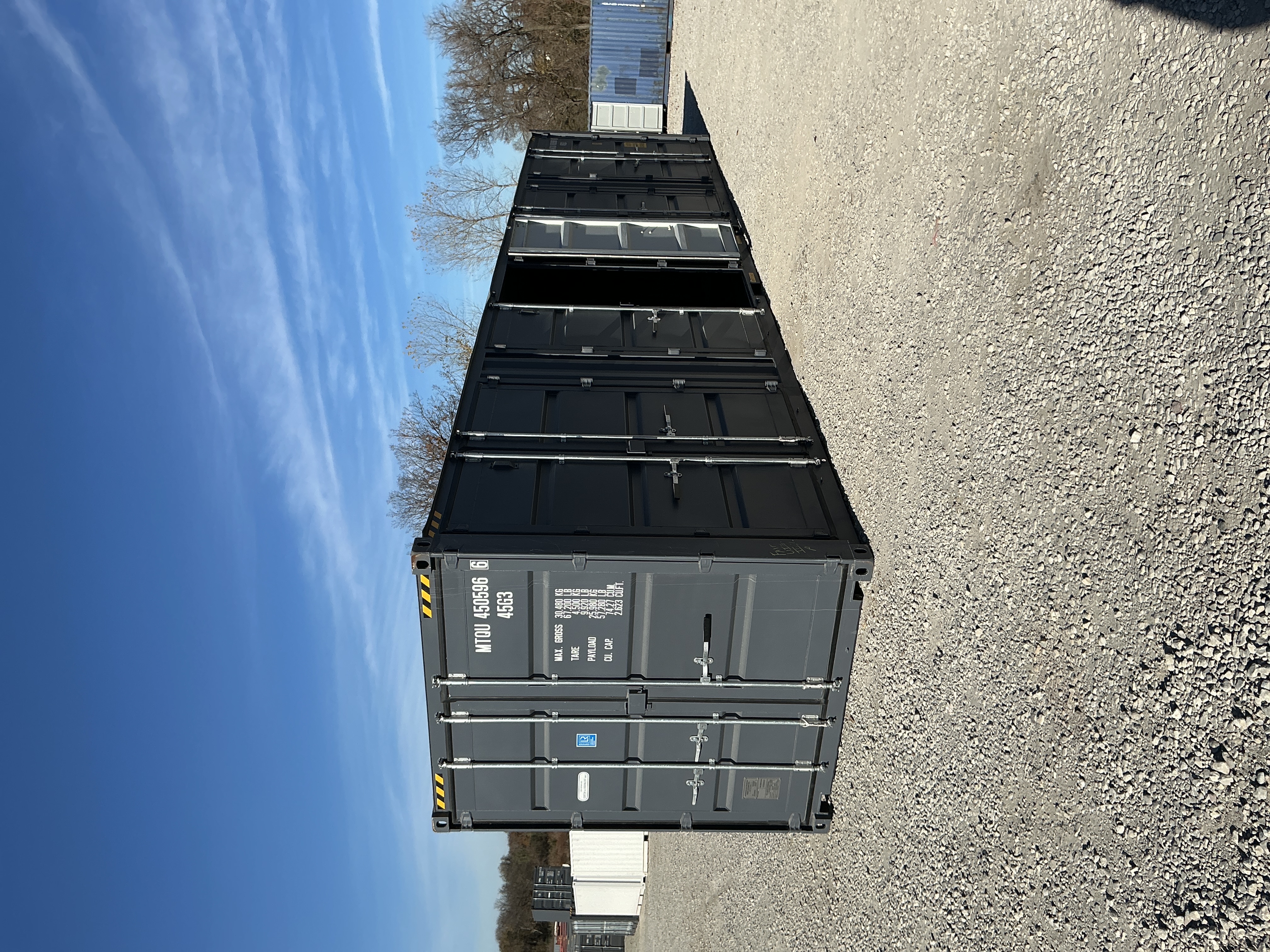 Front corner view of the product