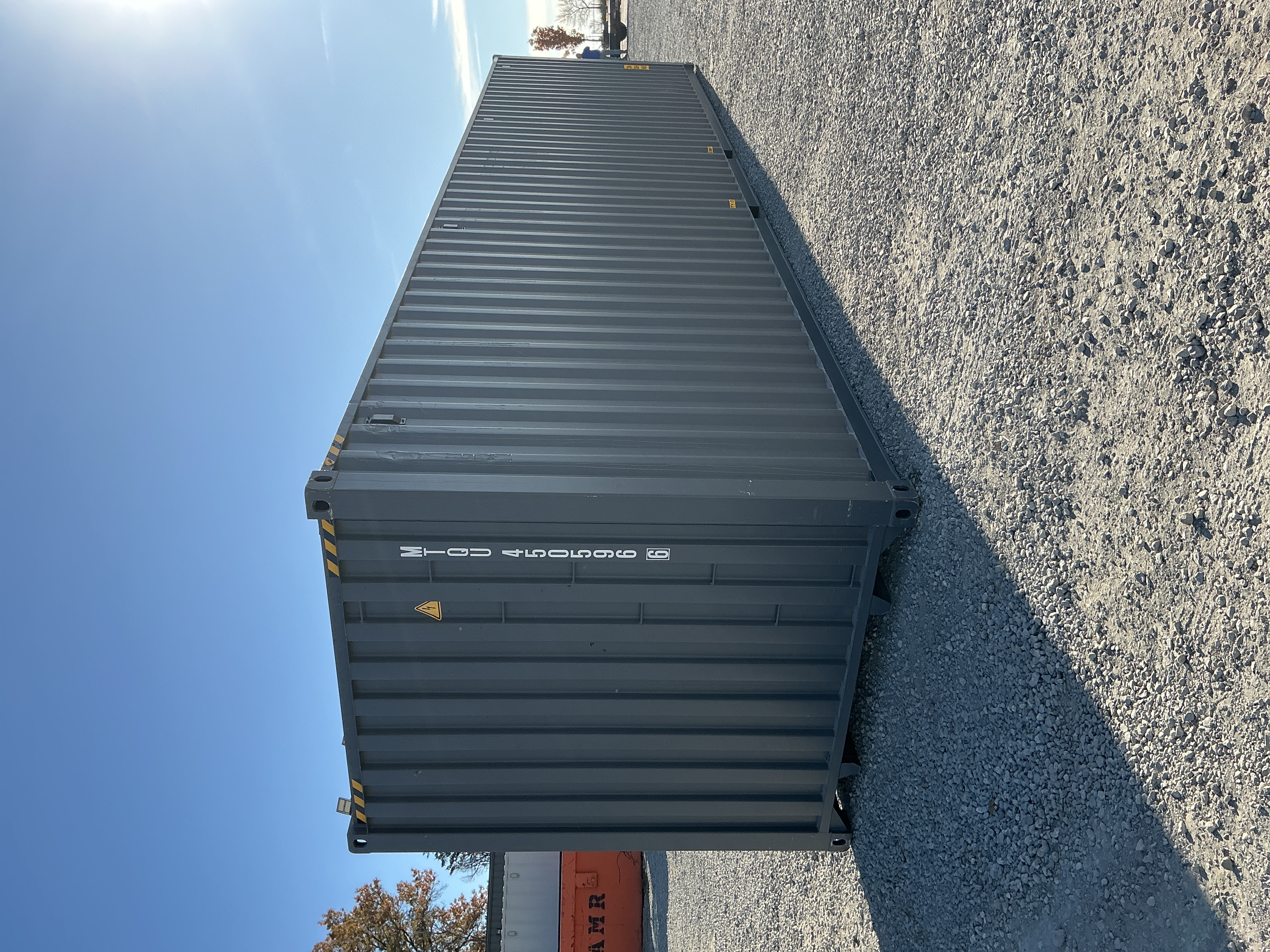 Rear corner view of the product