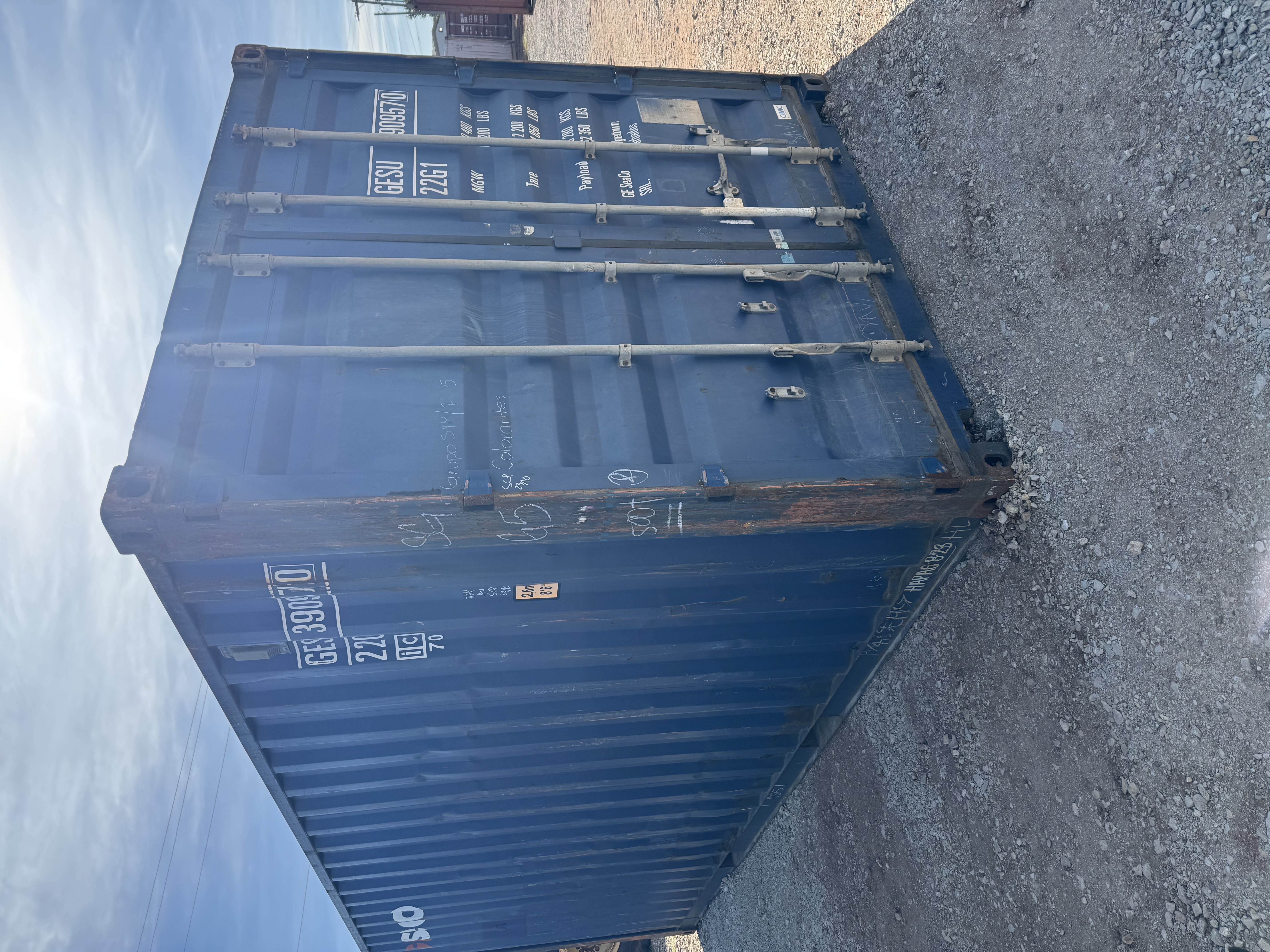 Front corner view of the product