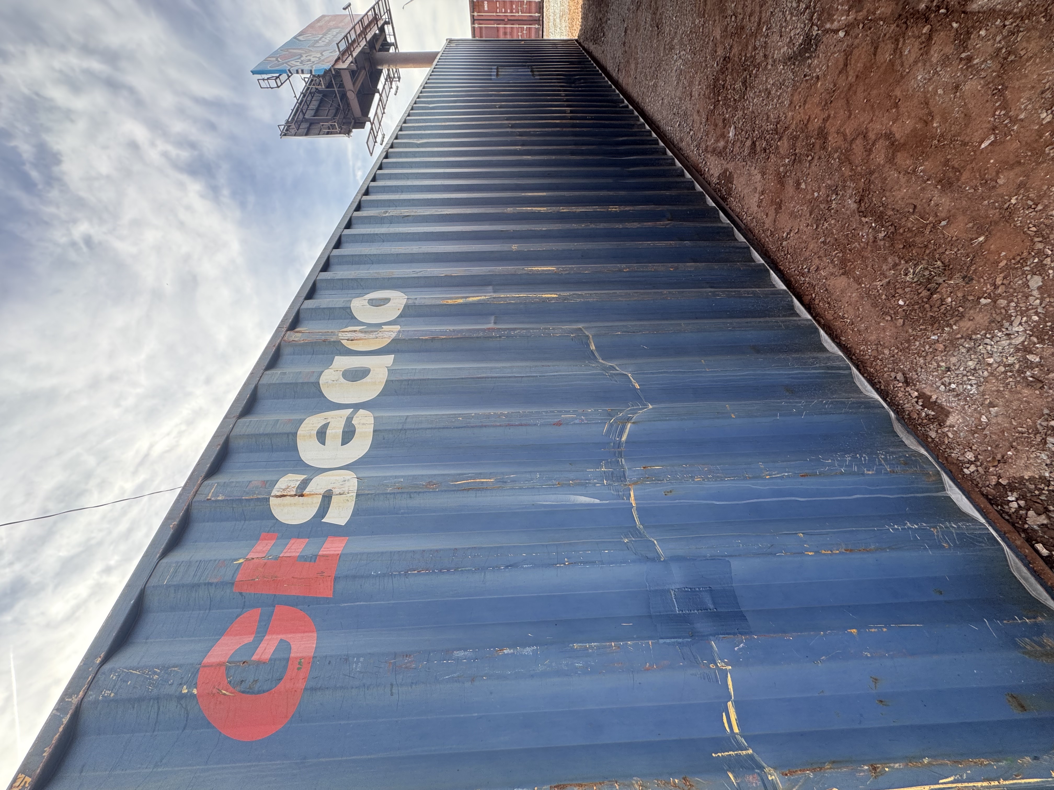 Rear corner view of the product