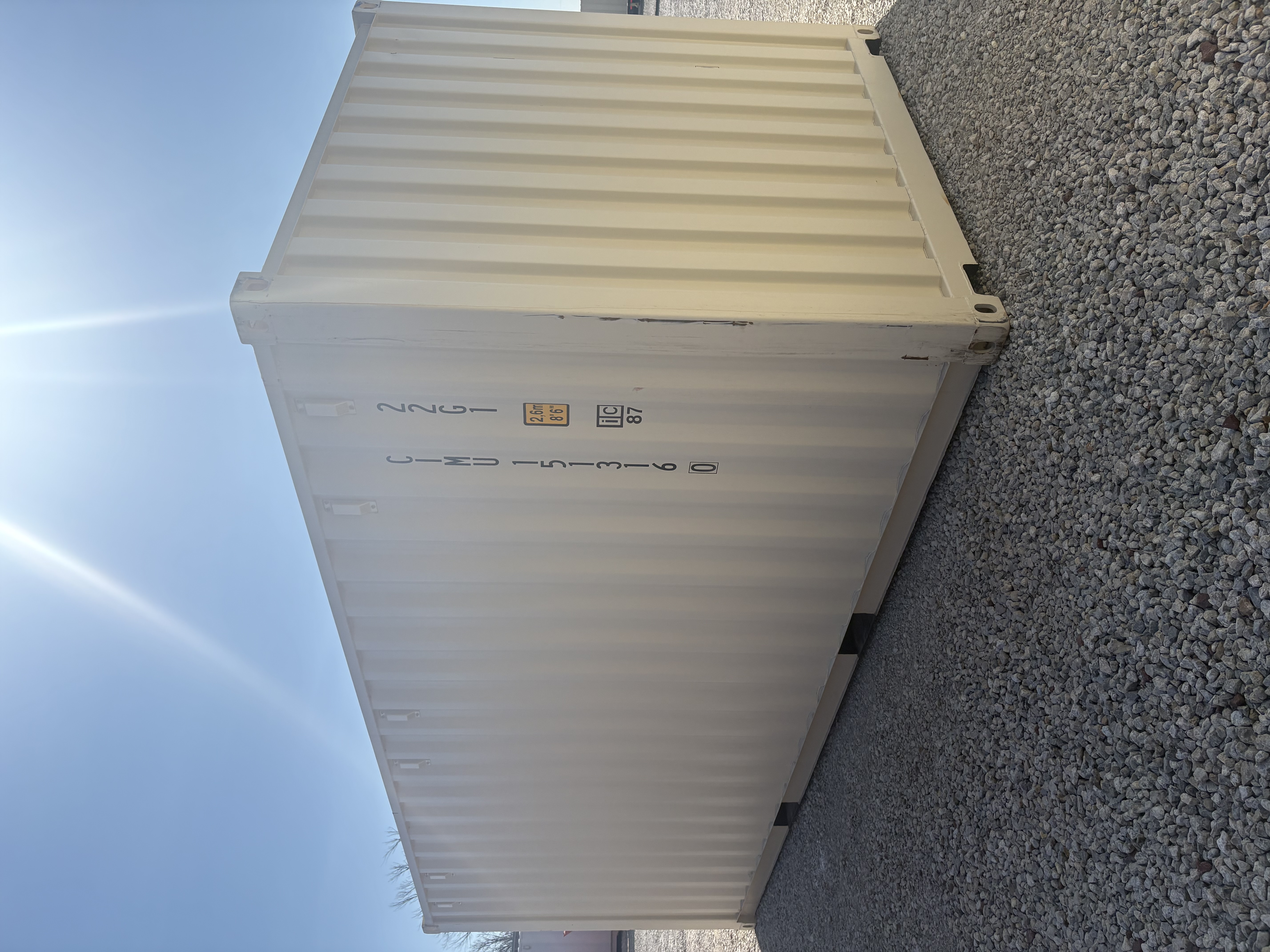 Rear corner view of the product