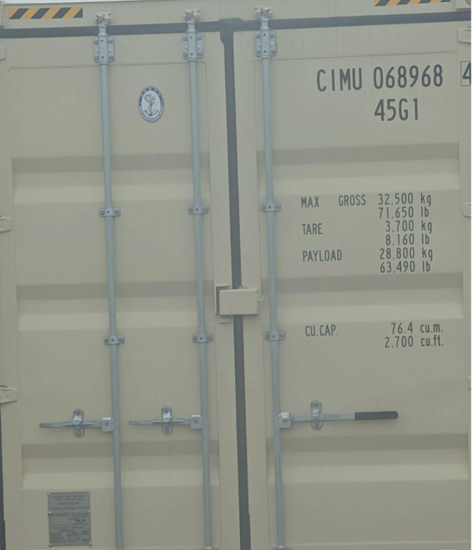 Rear corner view of the product