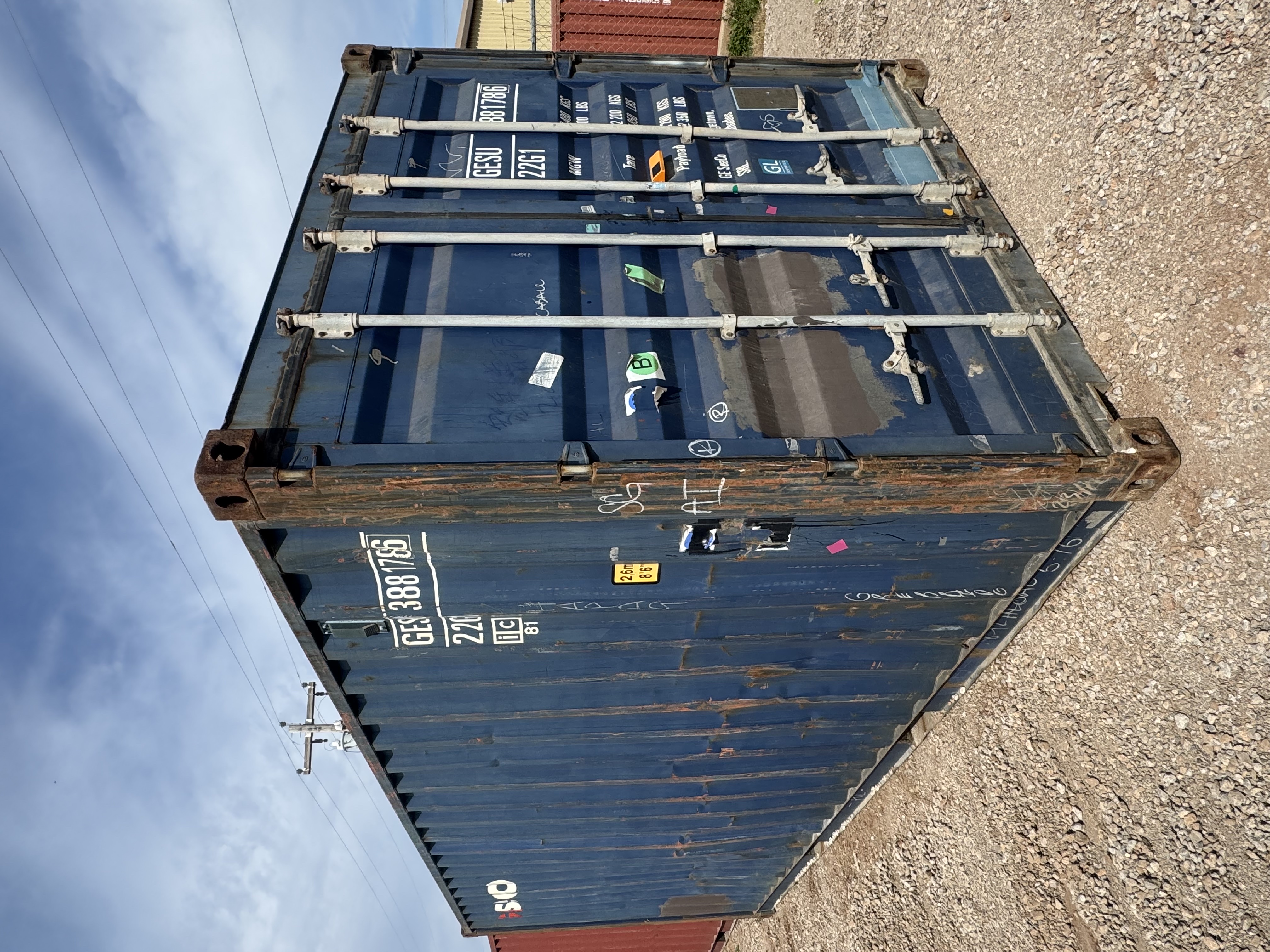 Front corner view of the product