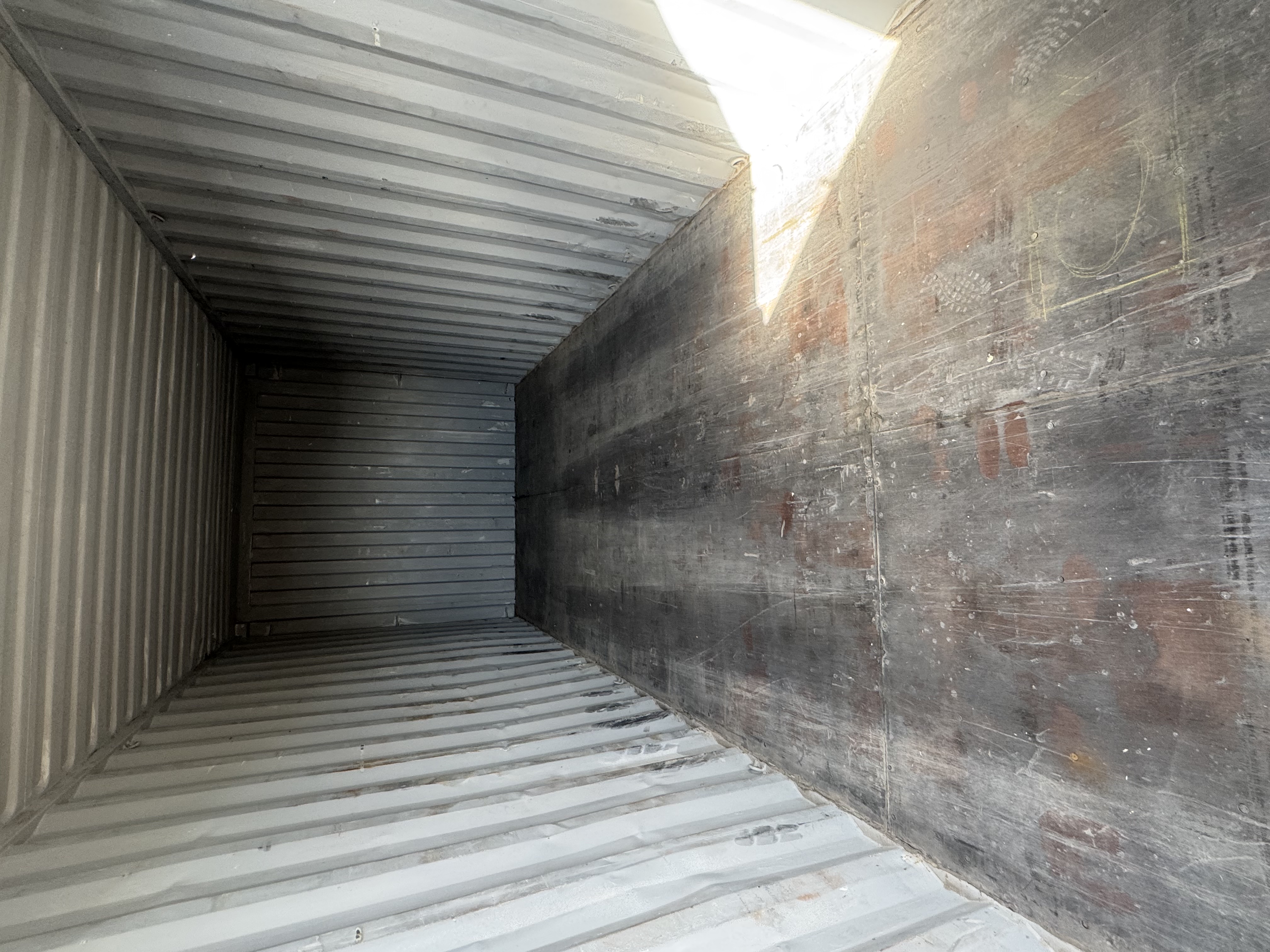 Rear corner view of the product