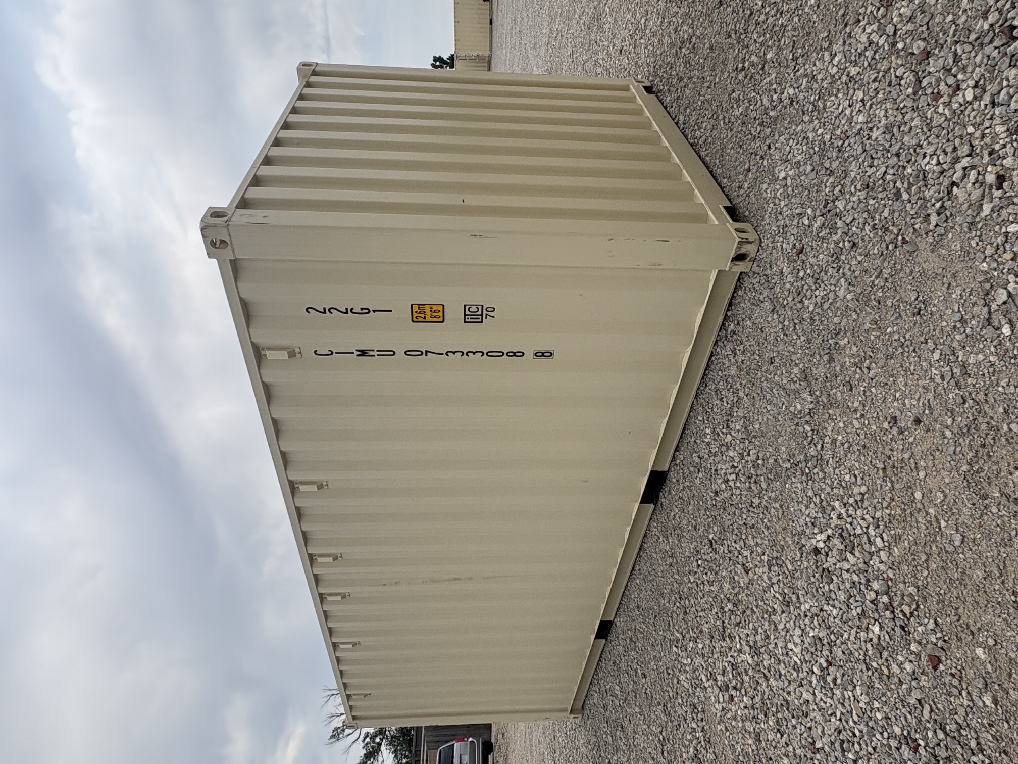 Rear corner view of the product