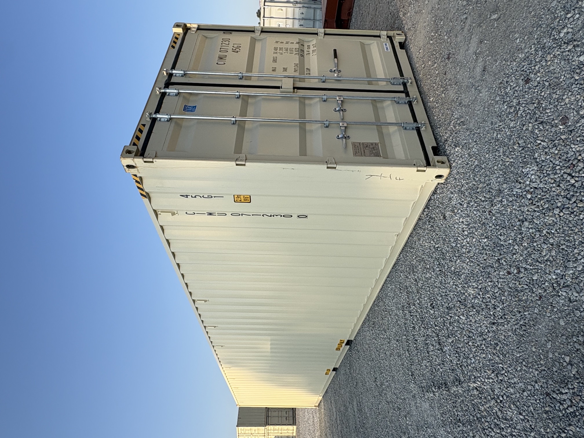 Front corner view of the product
