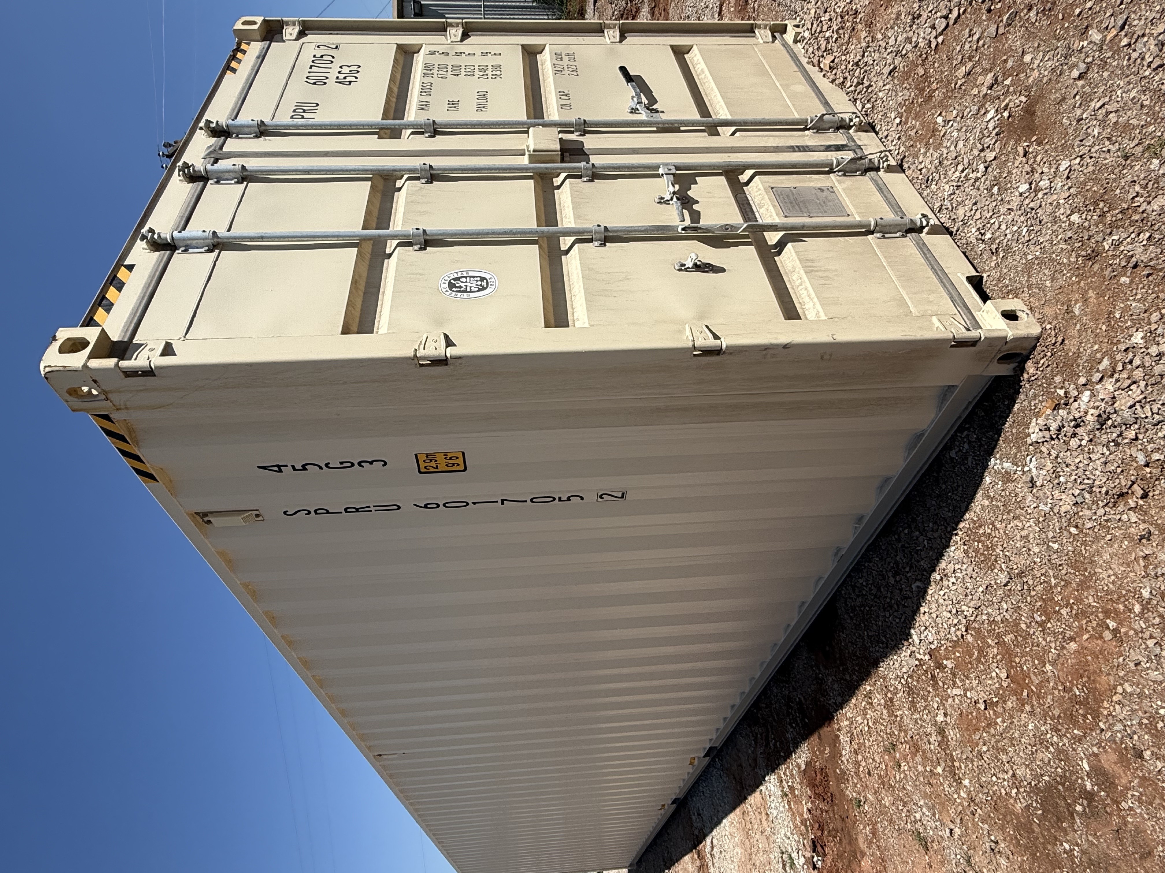 Front corner view of the product