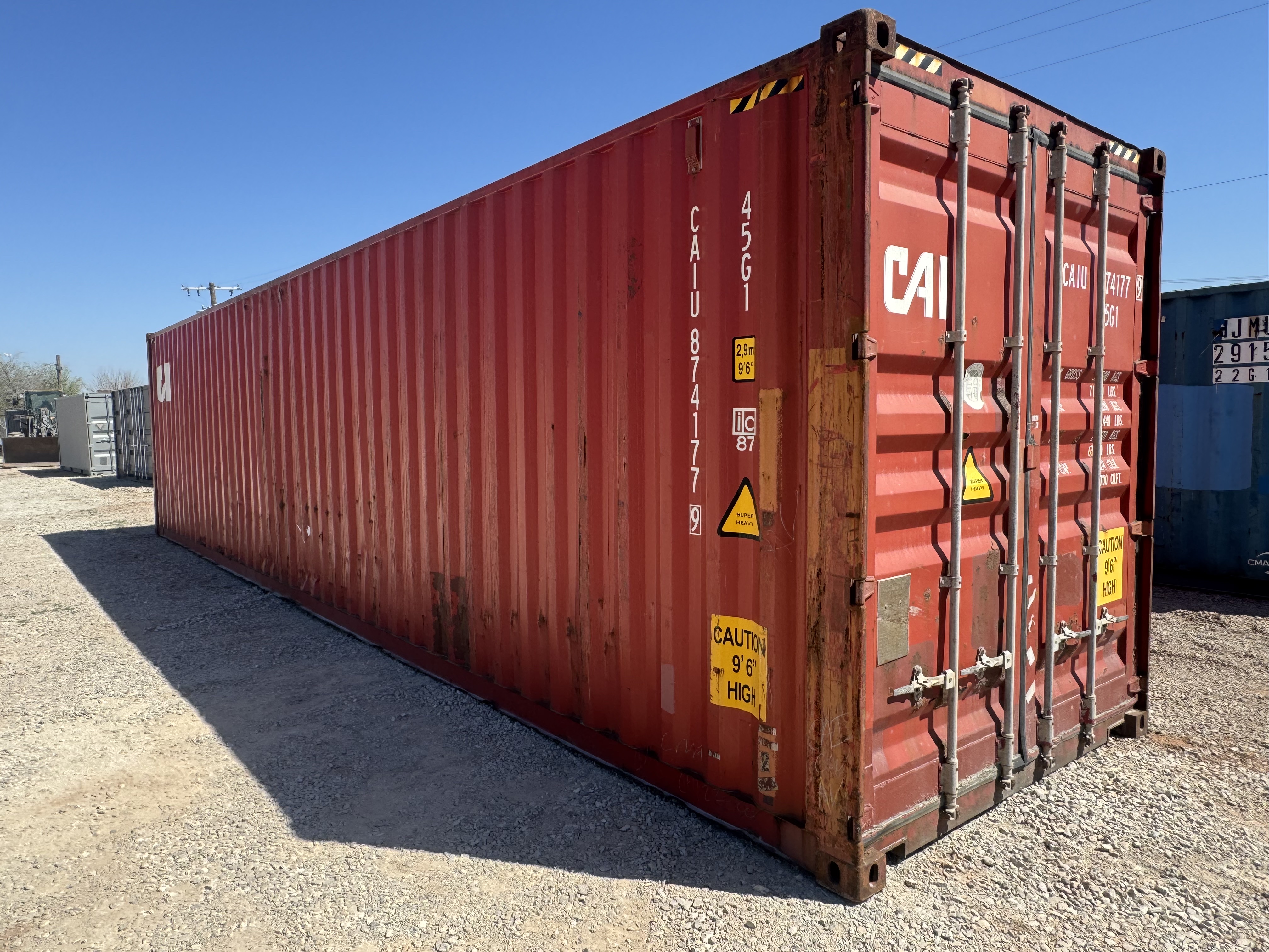 Front corner view of the product