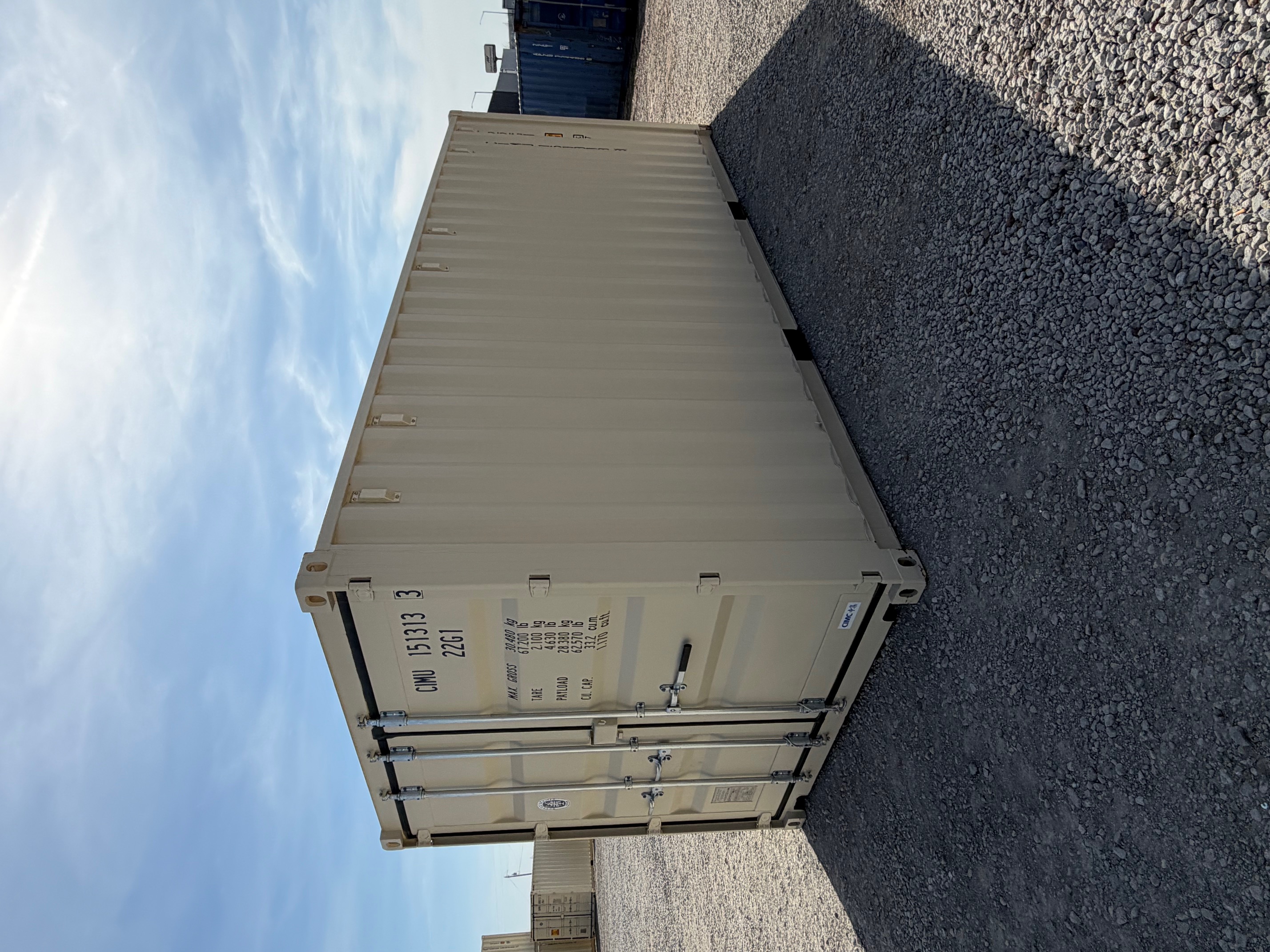 Front corner view of the product