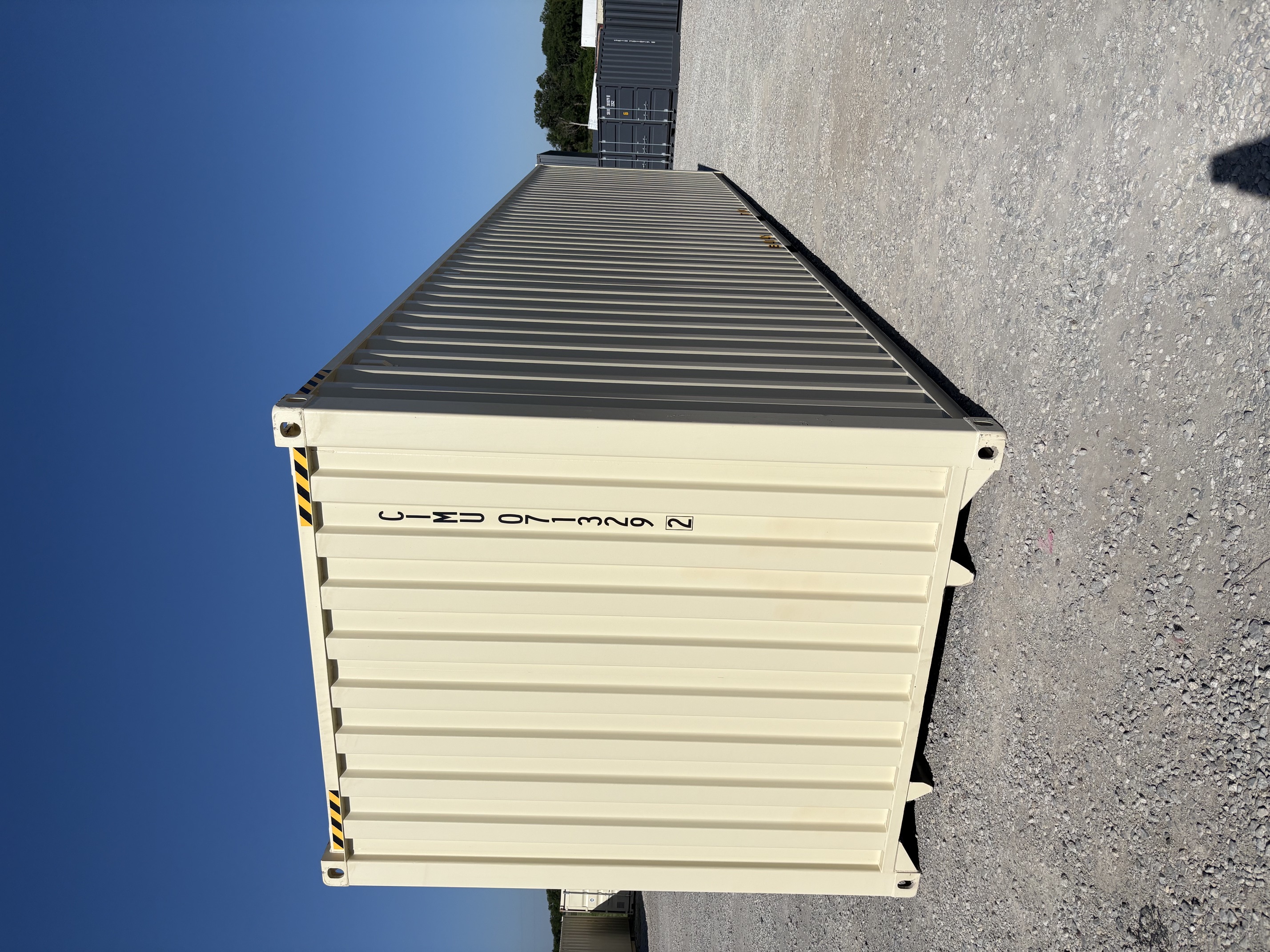Rear corner view of the product
