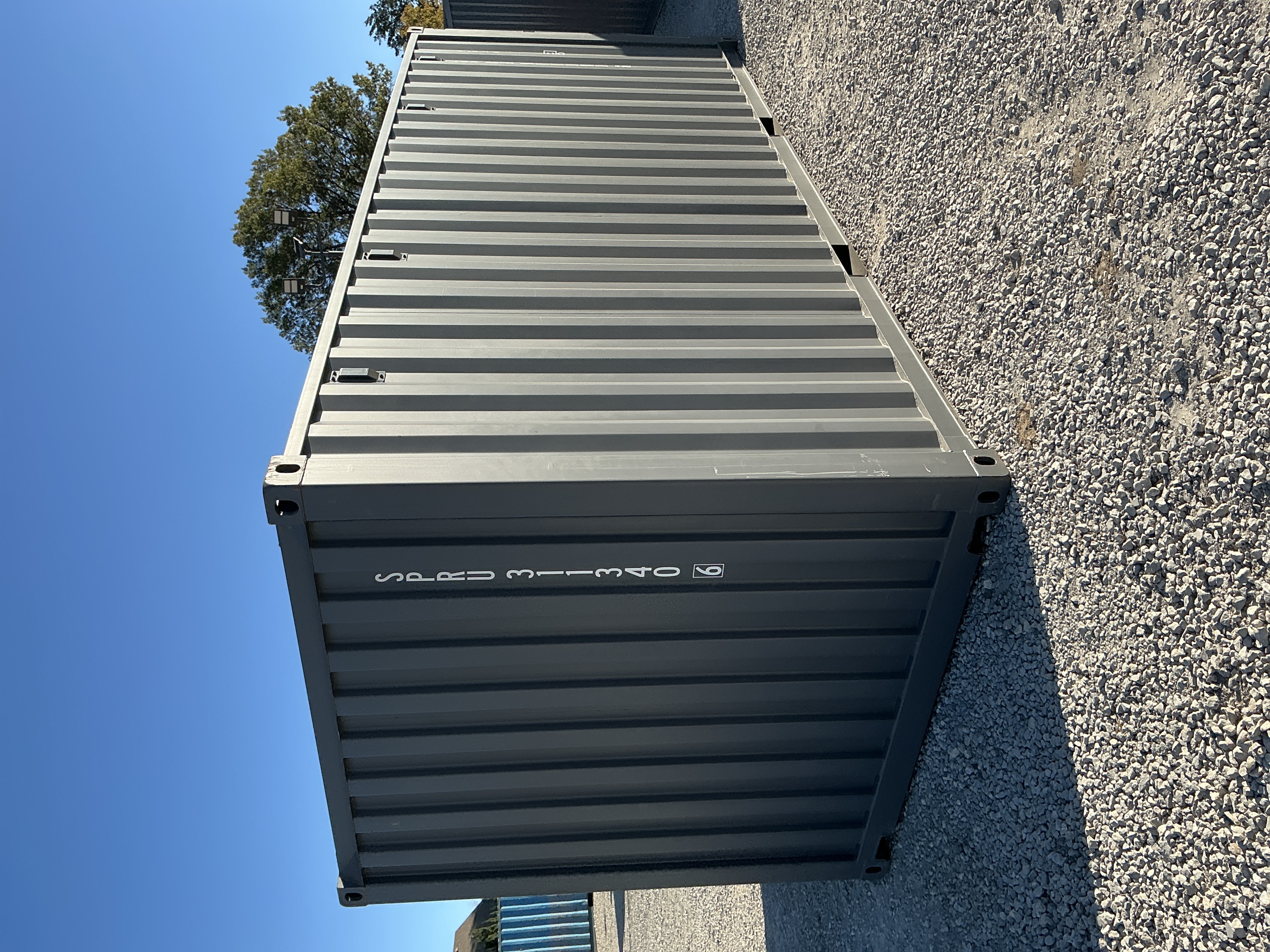 Rear corner view of the product