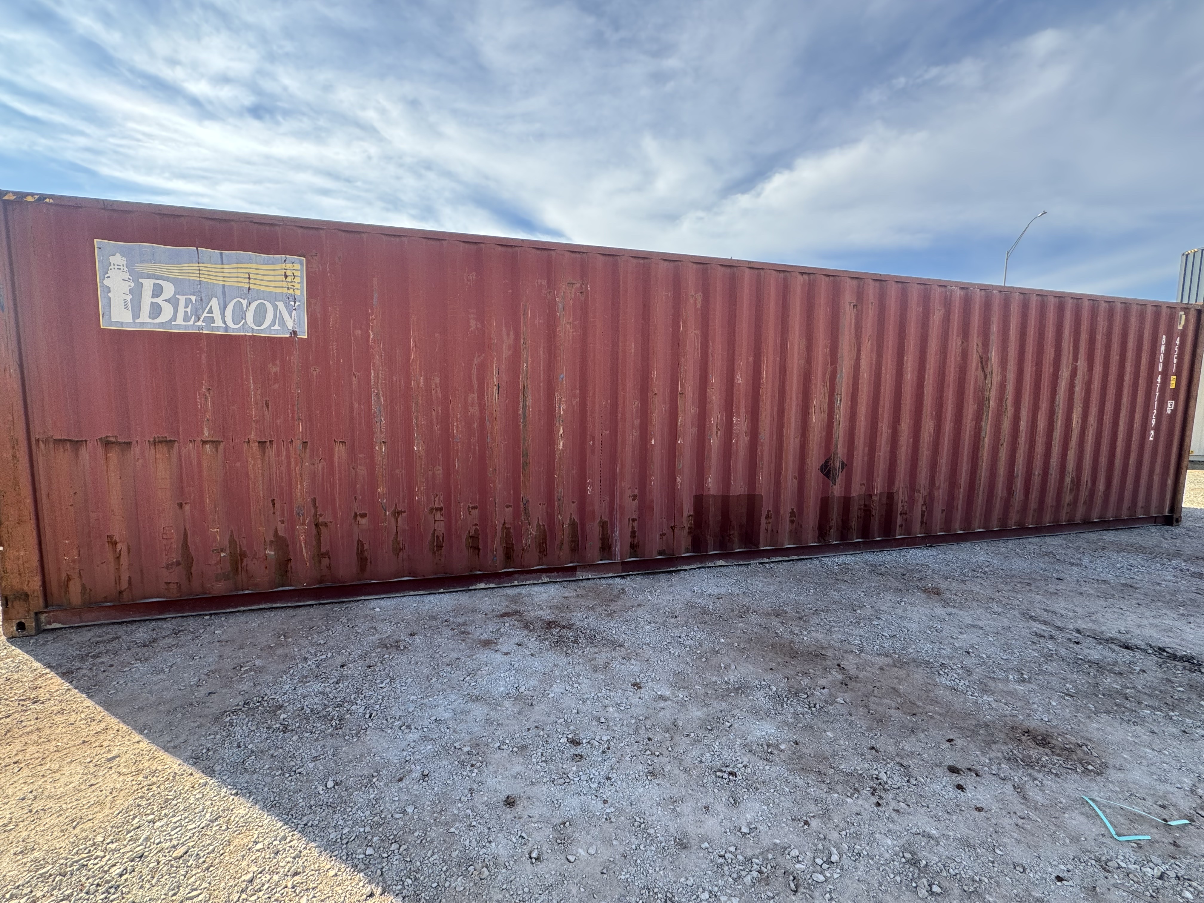 Rear corner view of the product