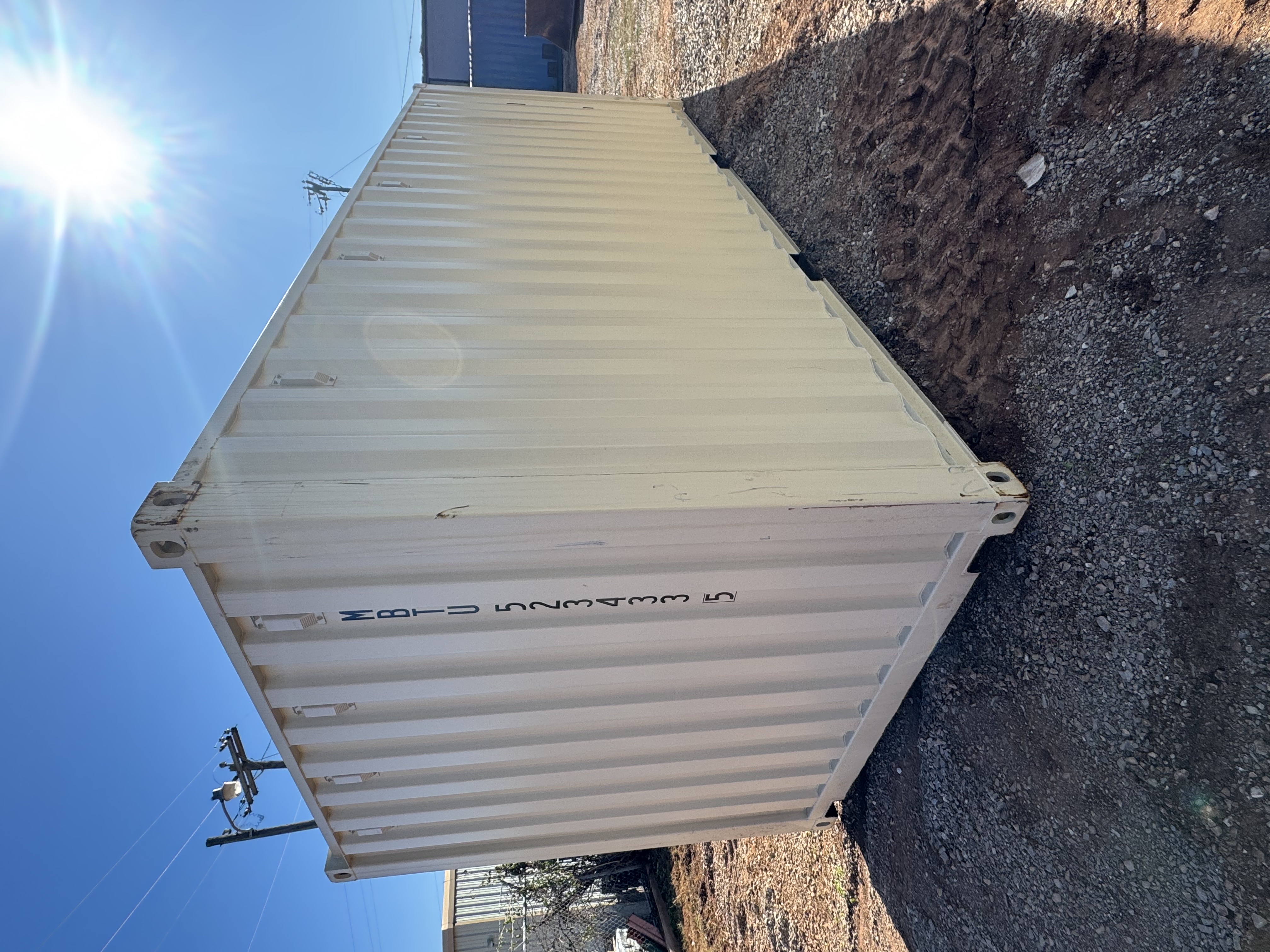 Rear corner view of the product