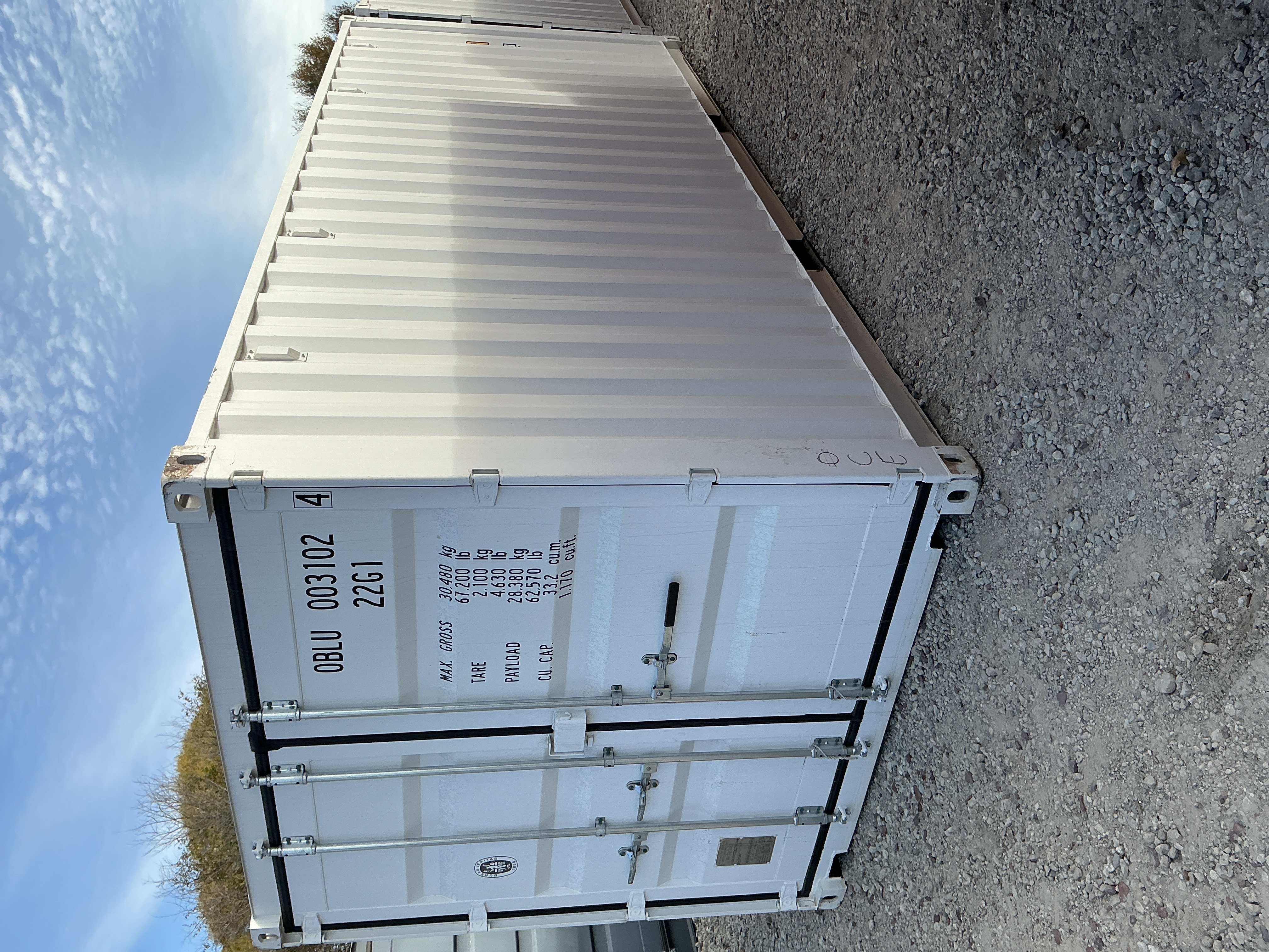 Front corner view of the product