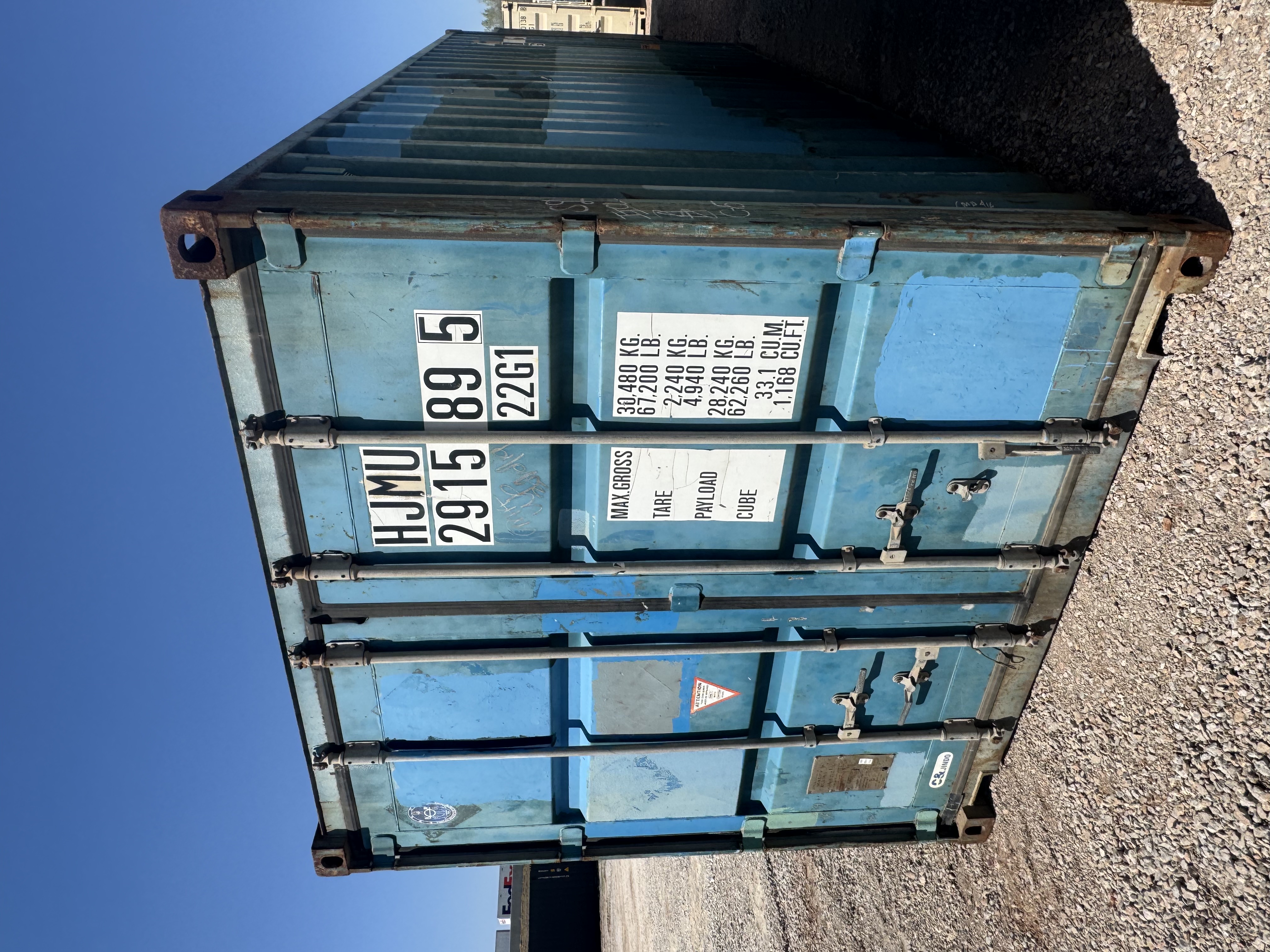 Front corner view of the product