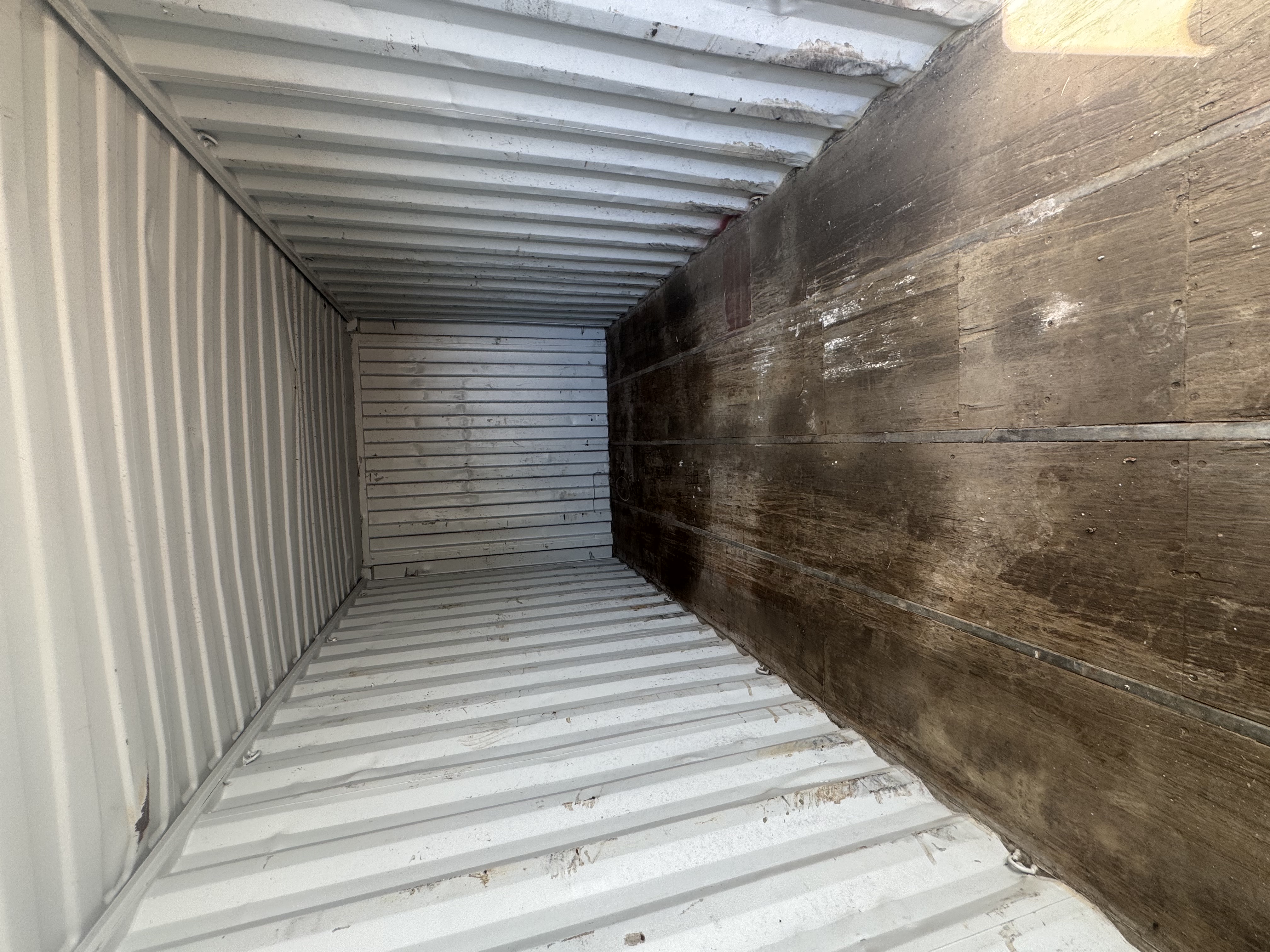 Rear corner view of the product