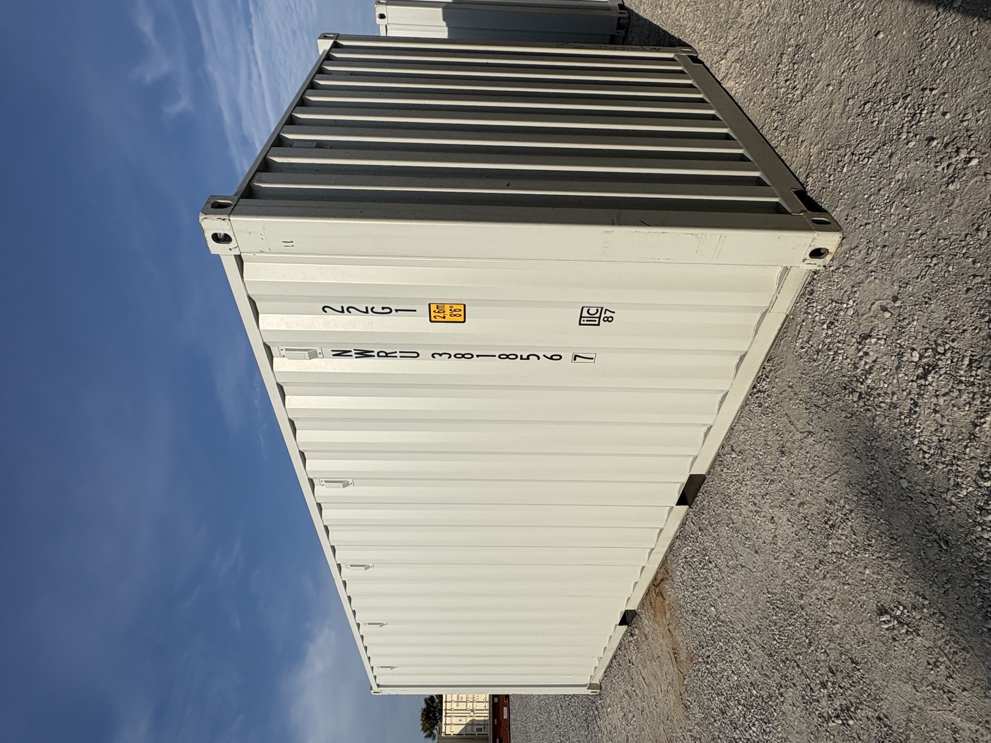 Rear corner view of the product