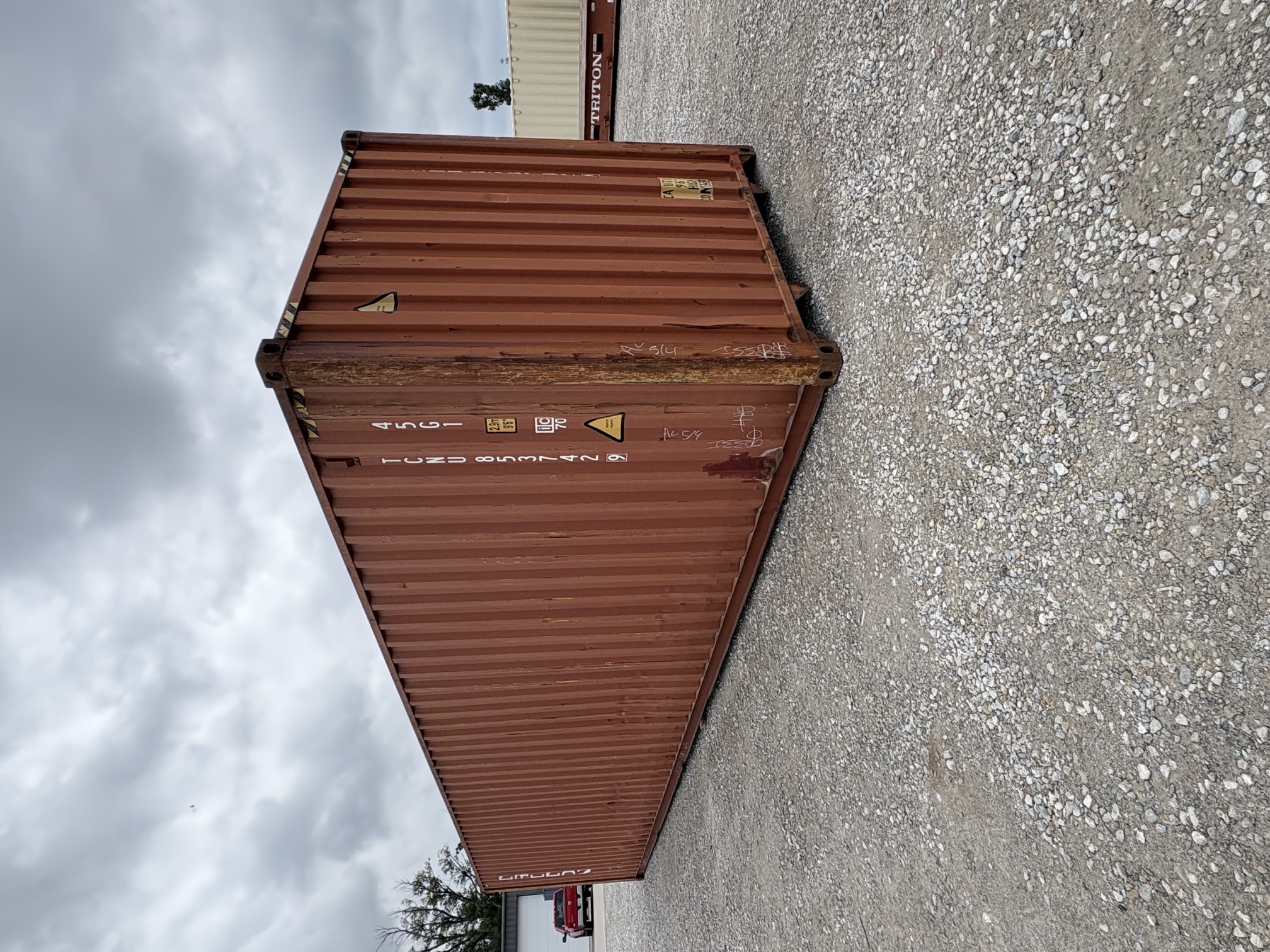 Rear corner view of the product