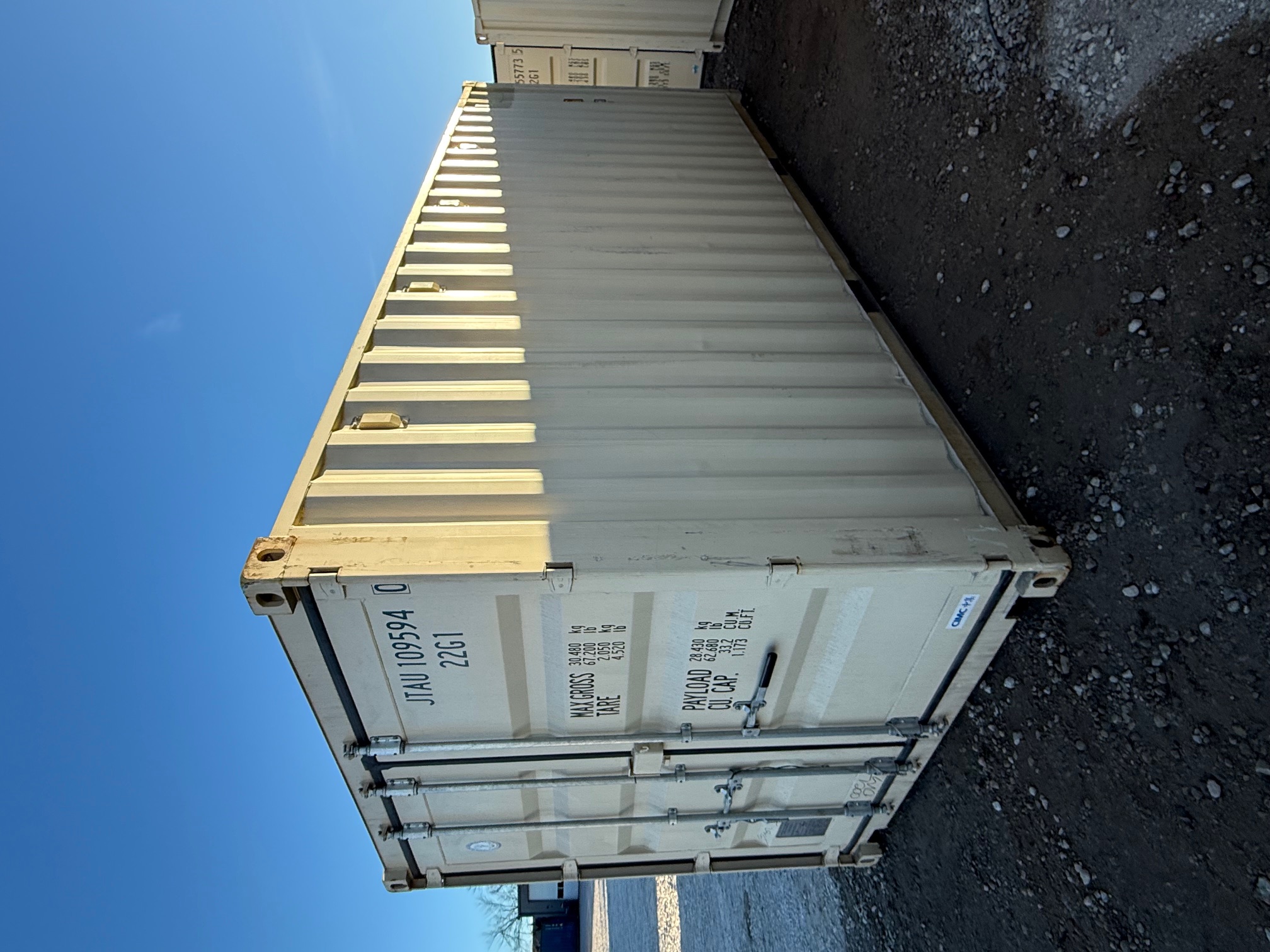 Front corner view of the product