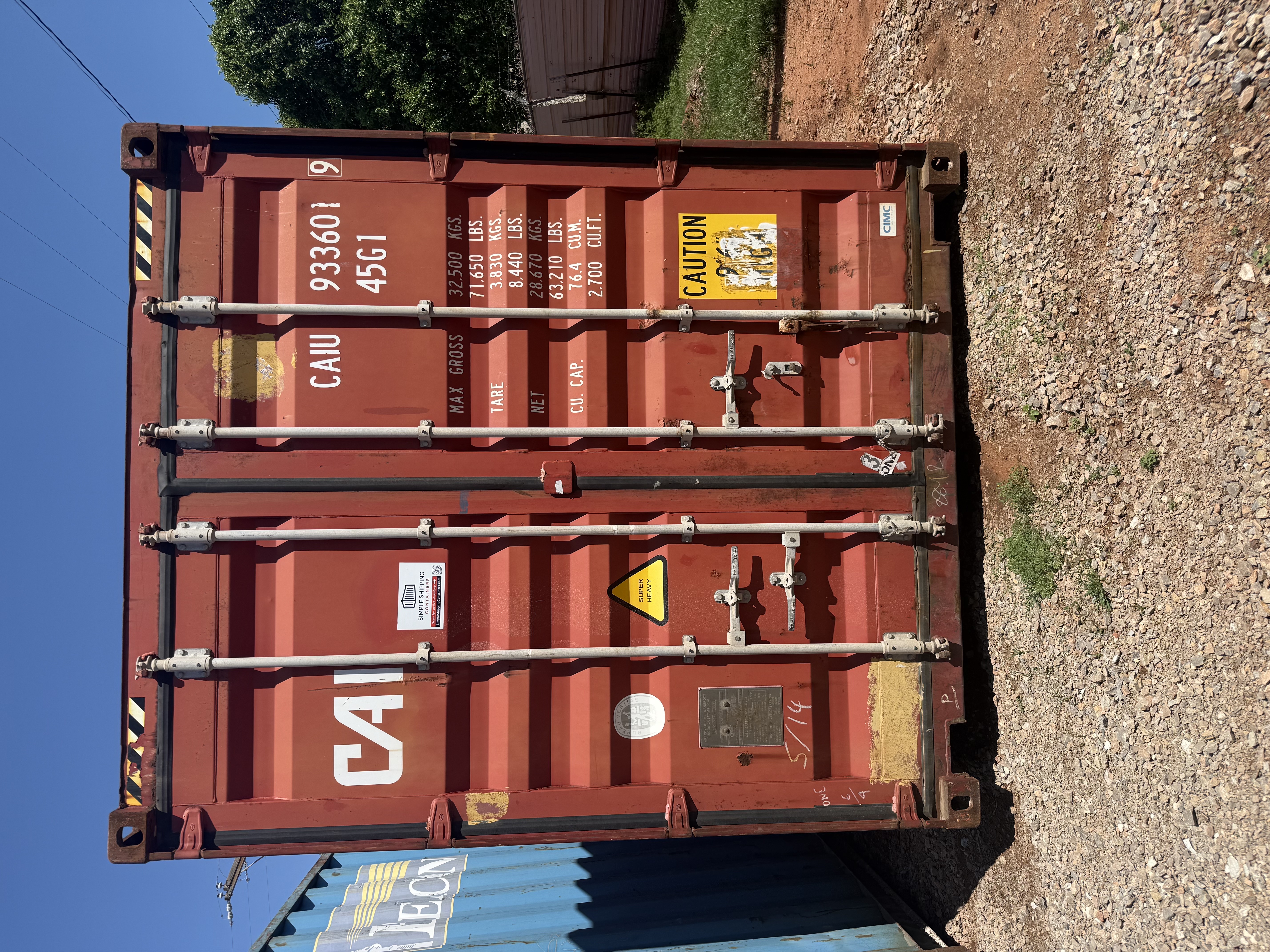 Front corner view of the product