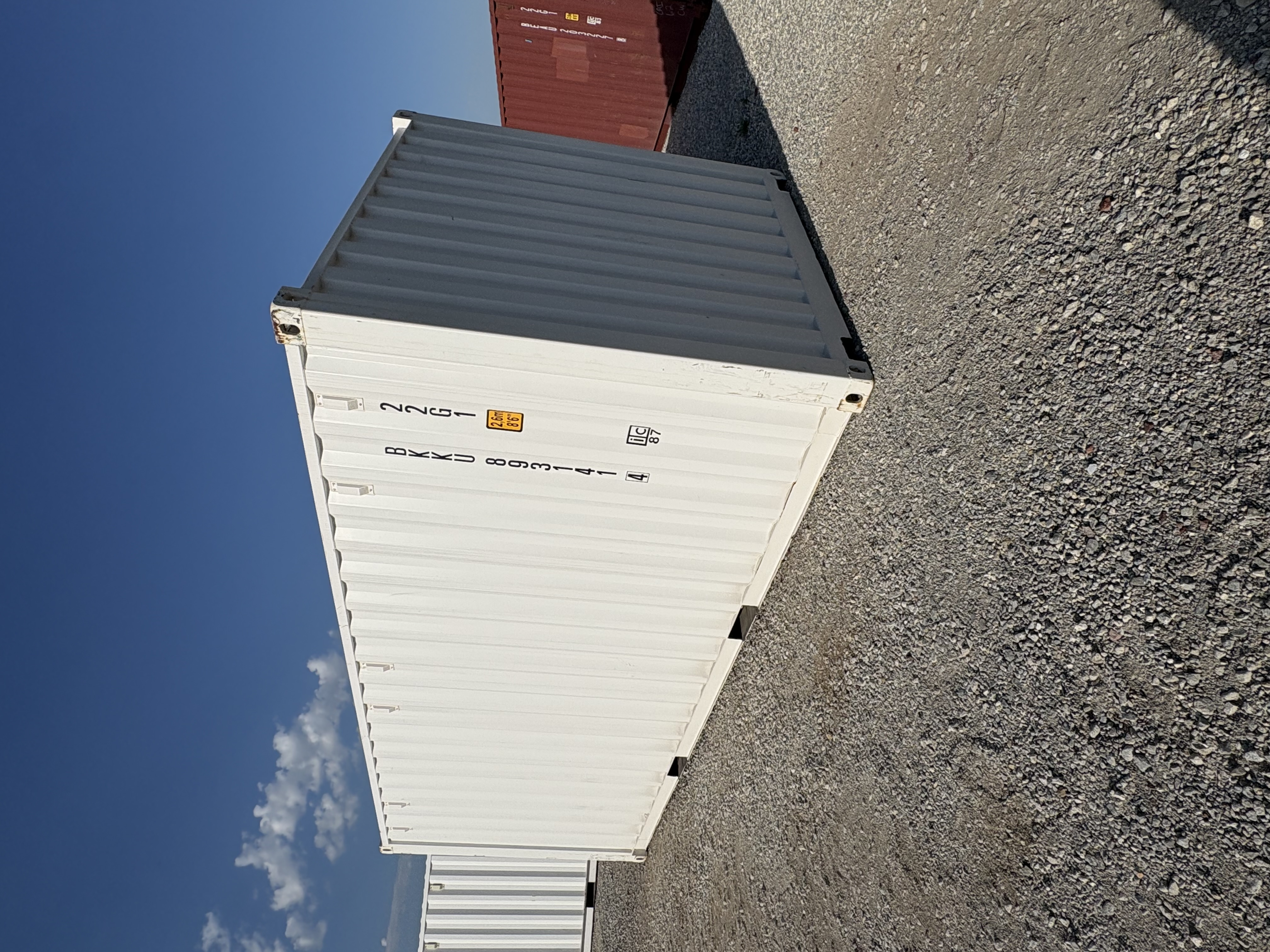 Rear corner view of the product