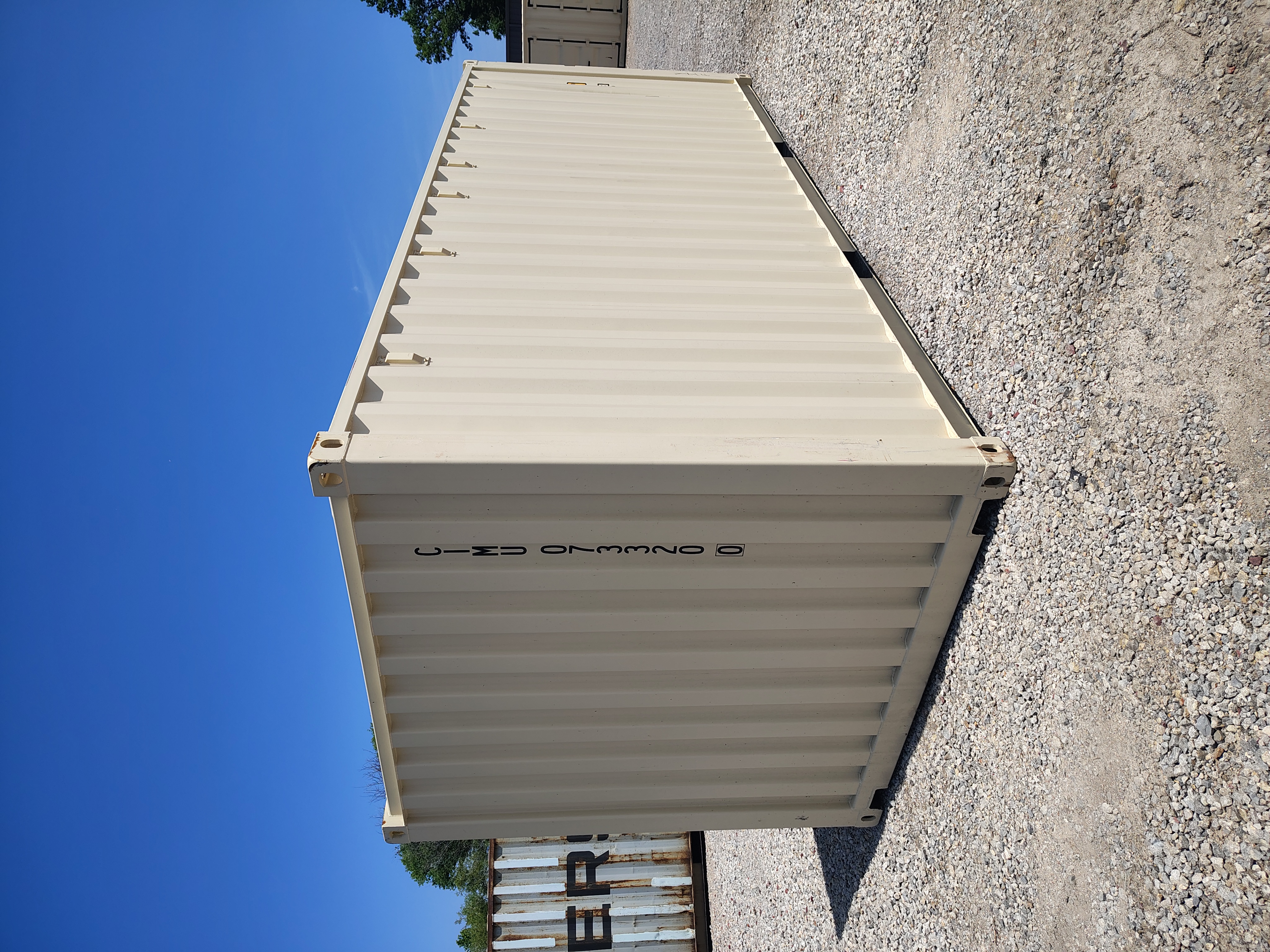 Rear corner view of the product