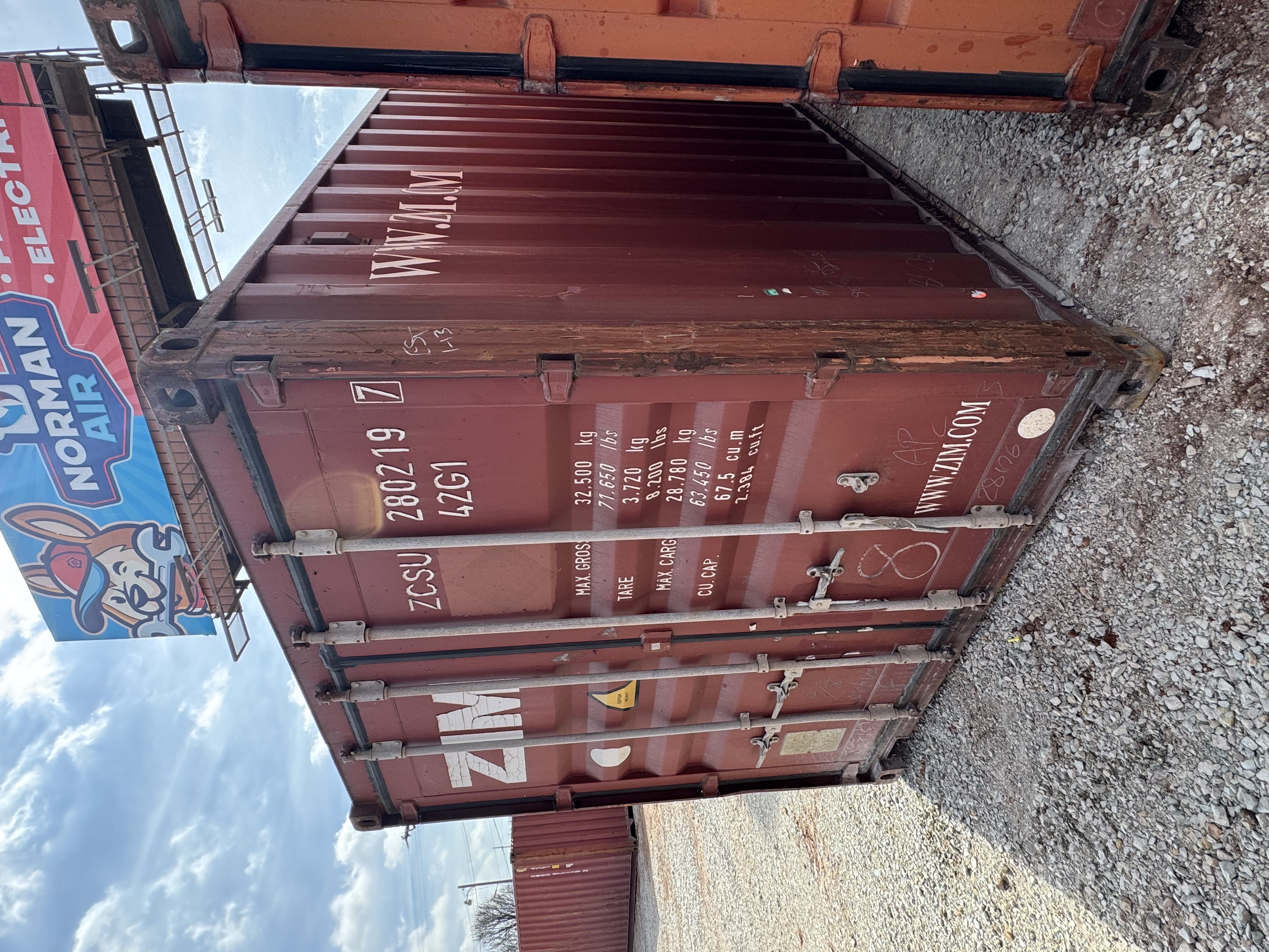 Front corner view of the product