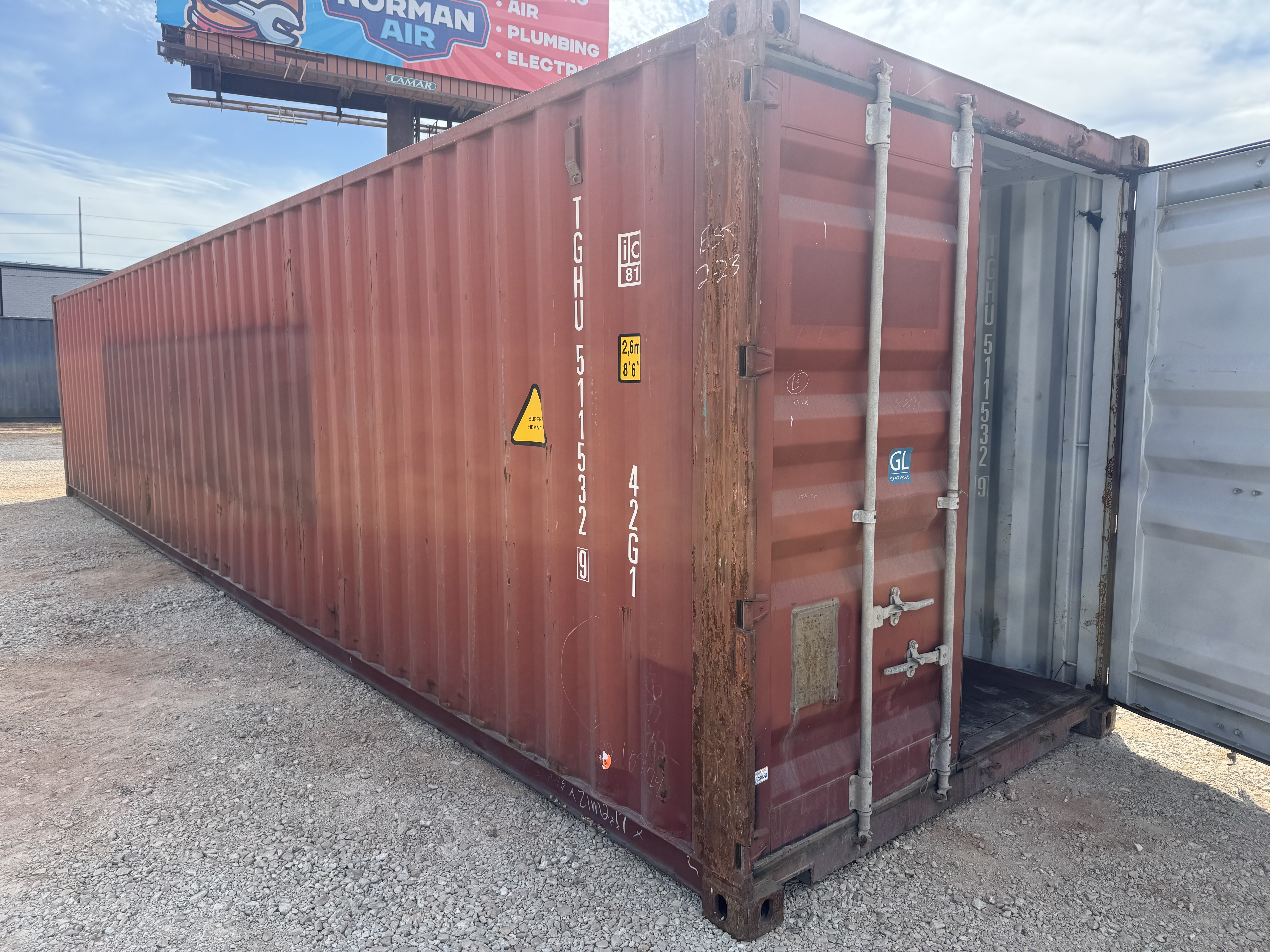 Front corner view of the product