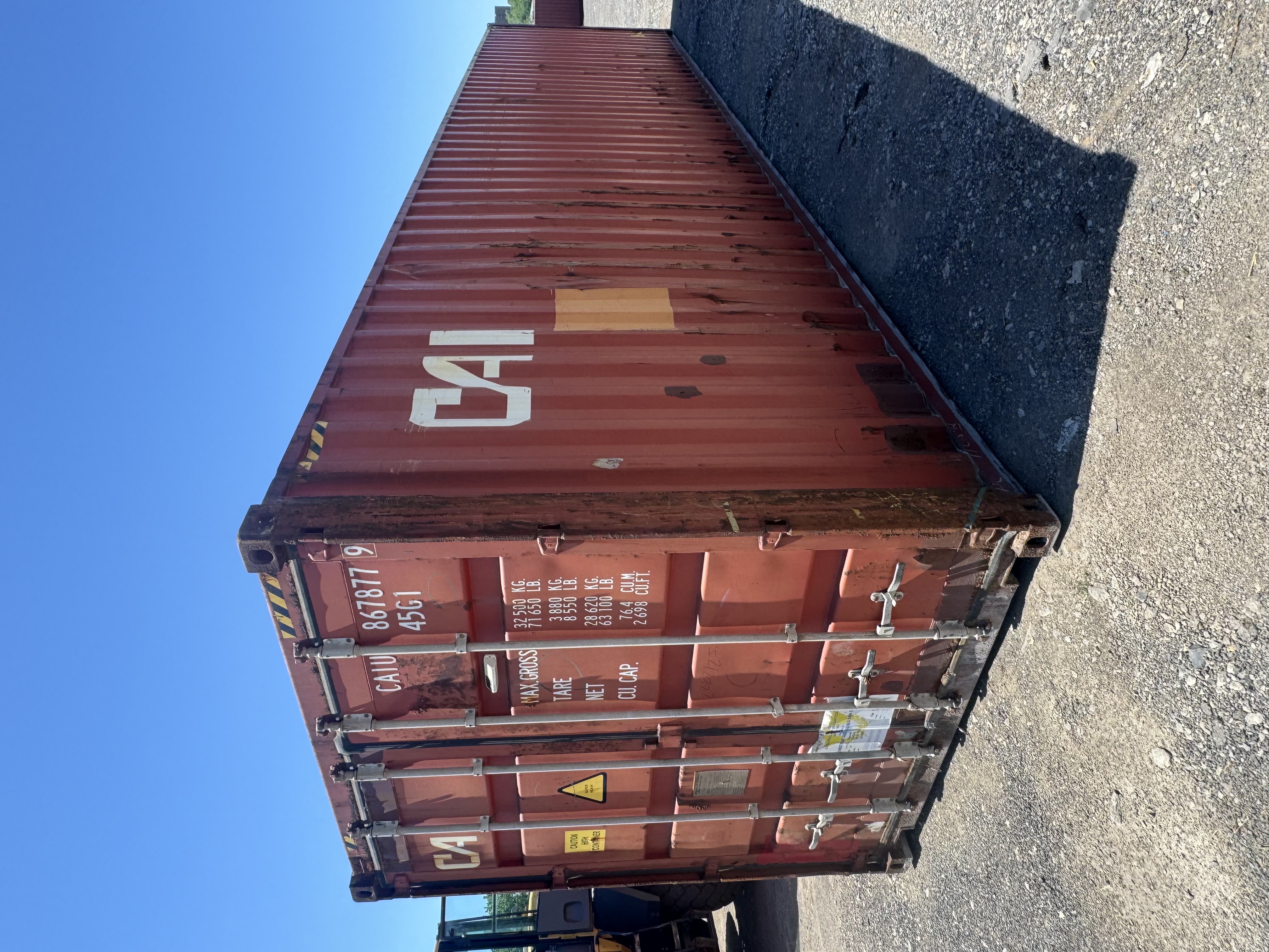 Front corner view of the product