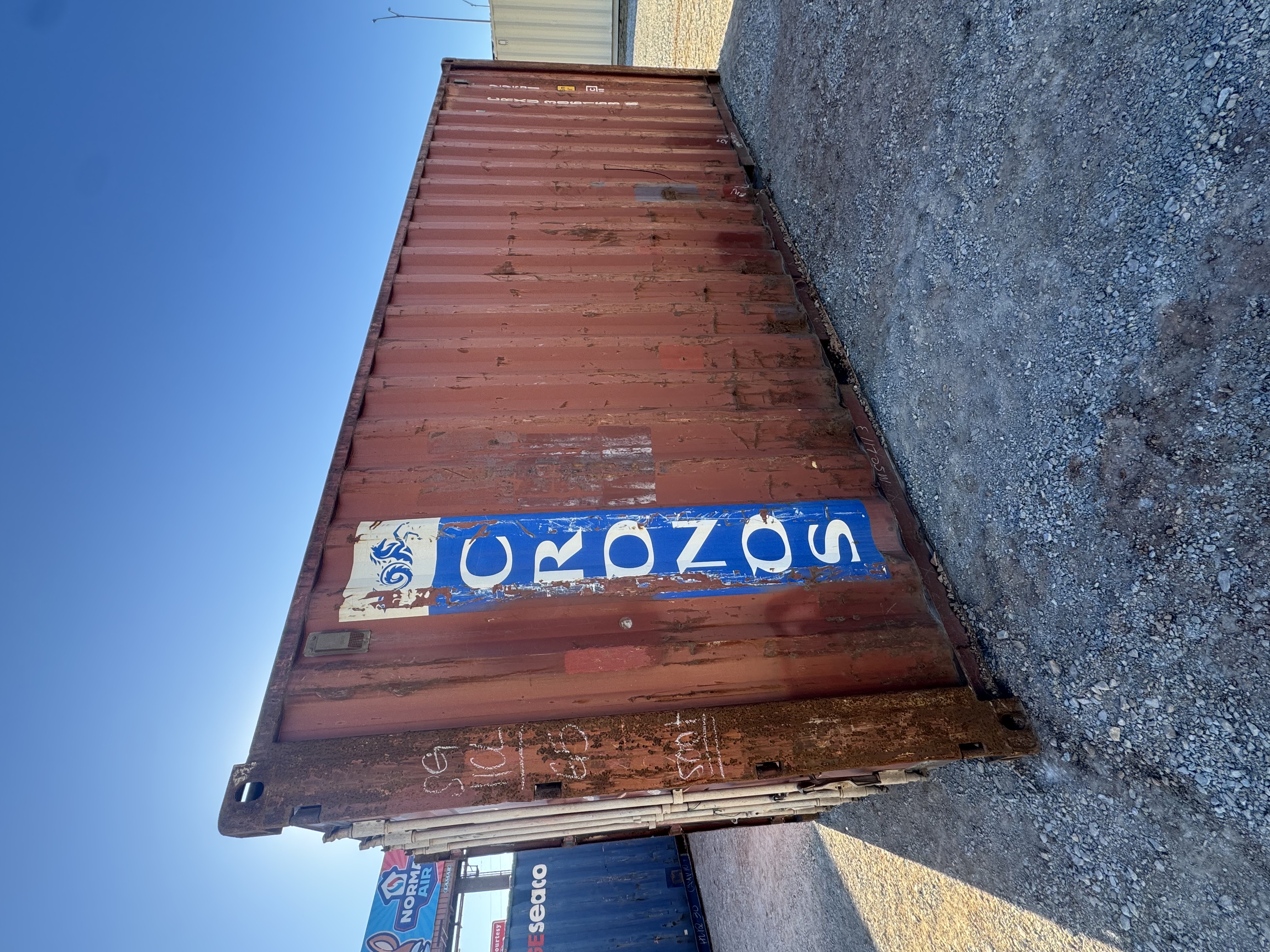 Front corner view of the product