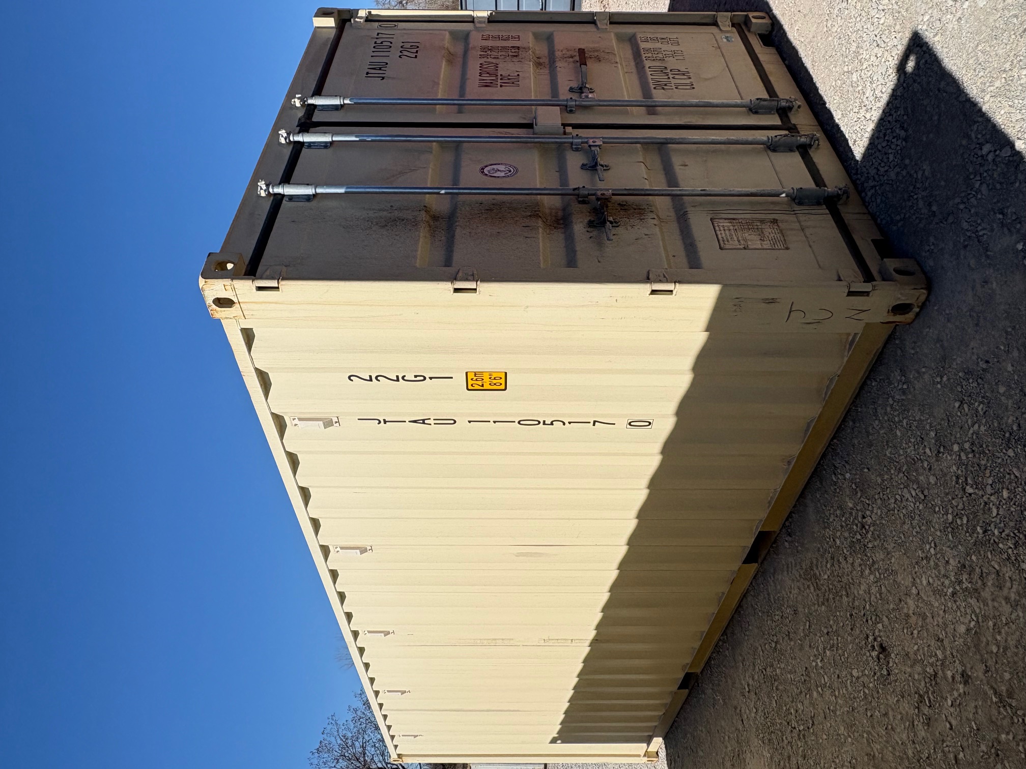 Front corner view of the product