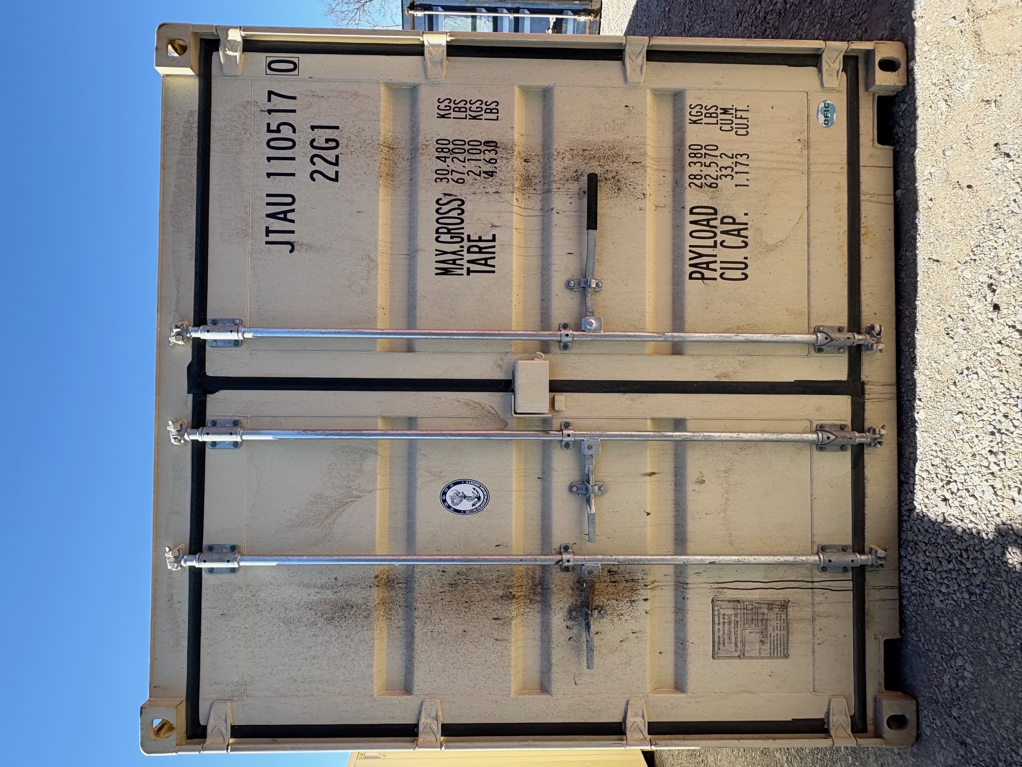 Front view of the product