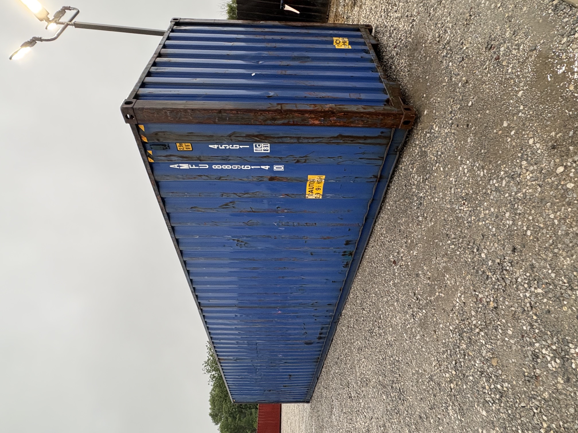 Rear corner view of the product